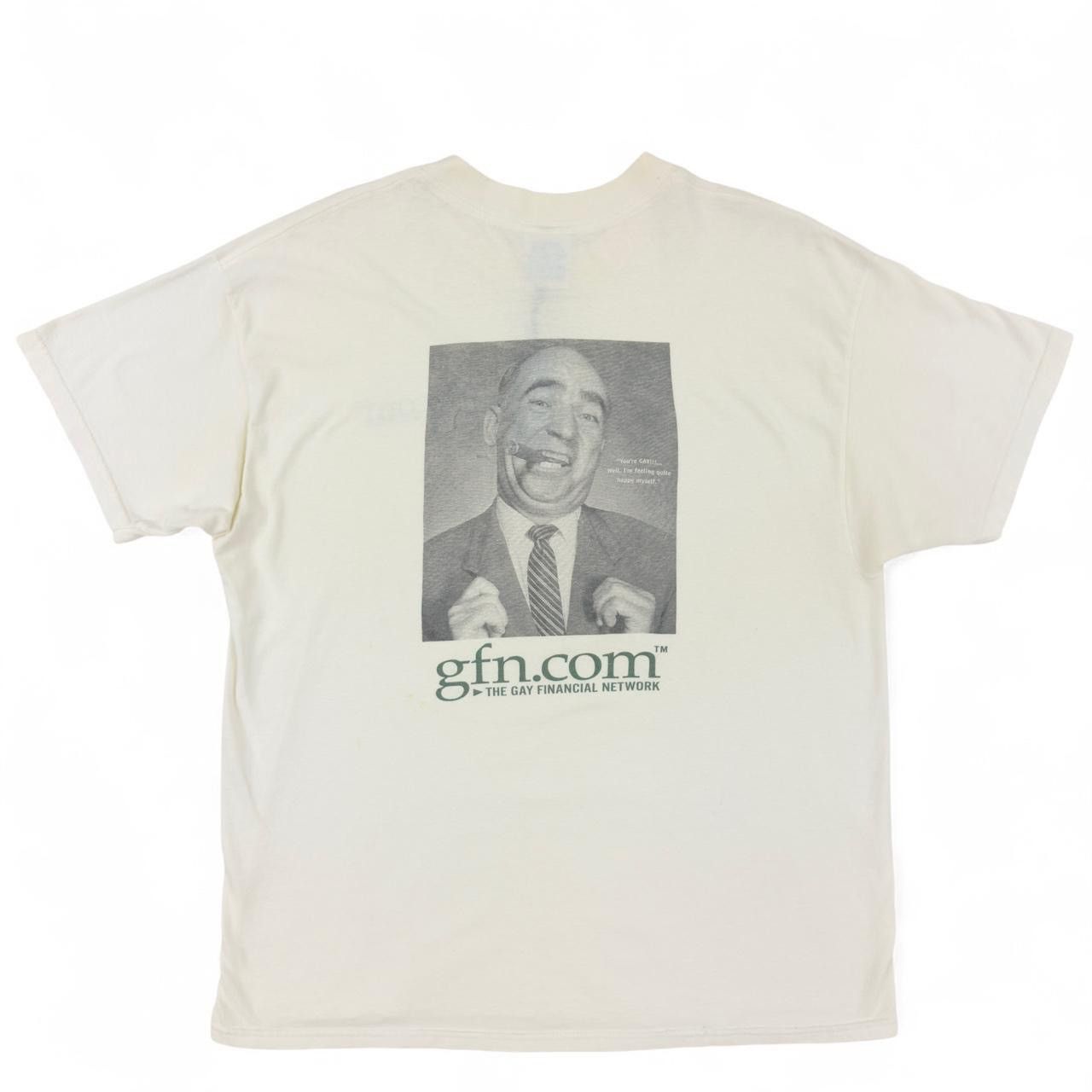 Gildan Y2K The Gay Financial Network GFN.com T-shirt #y2kfm Size US XL / EU 56 / 4 - 3 Thumbnail