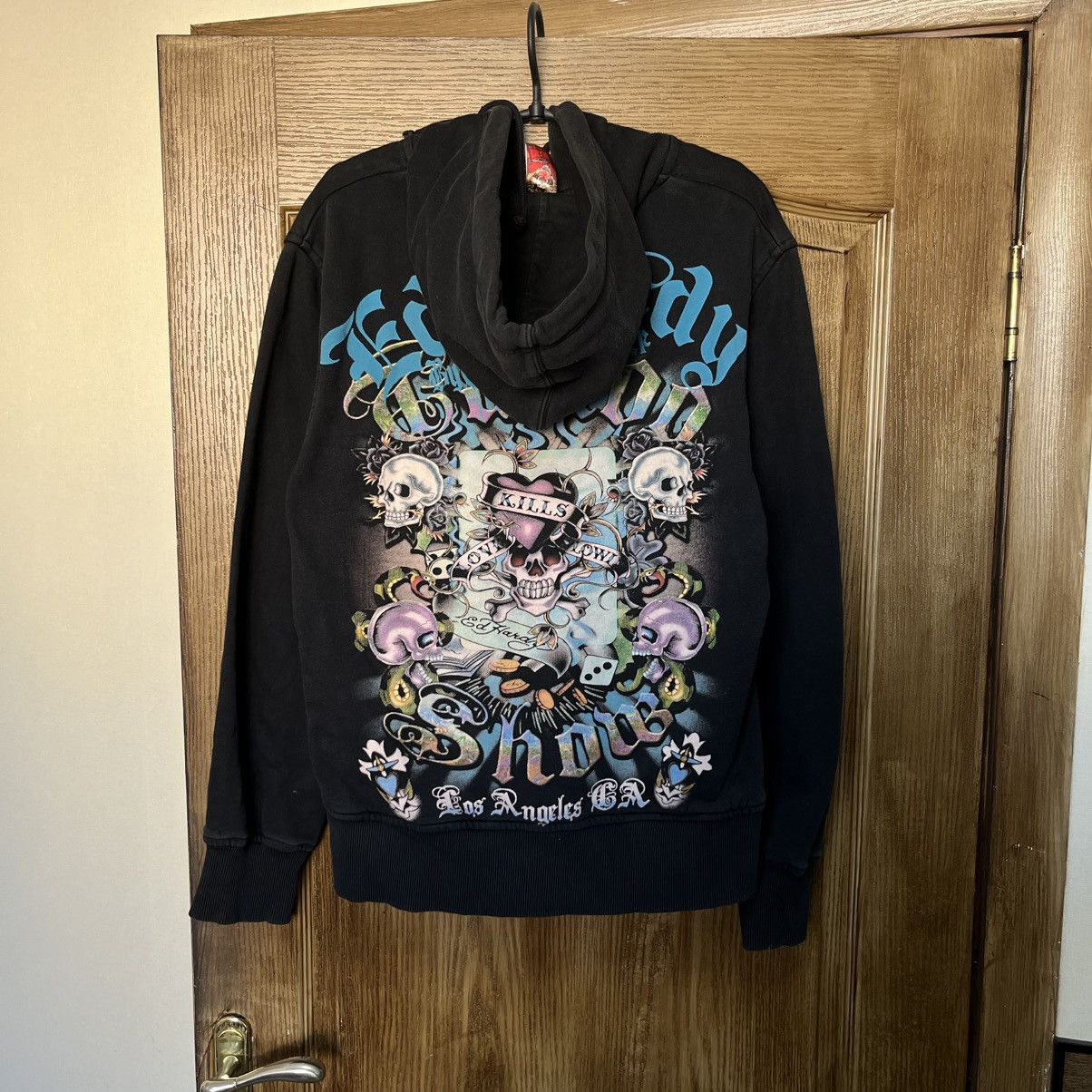 Ed Hardy × Vintage Vintage zip hoodie Ed Hardy Size US L / EU 52-54 / 3 - 1 Thumbnail