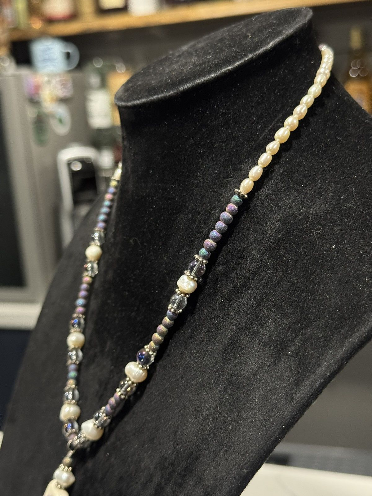 Jewelry Genuine Fresh Water Pearl with Sea horse necklace Size ONE SIZE - 7 Thumbnail