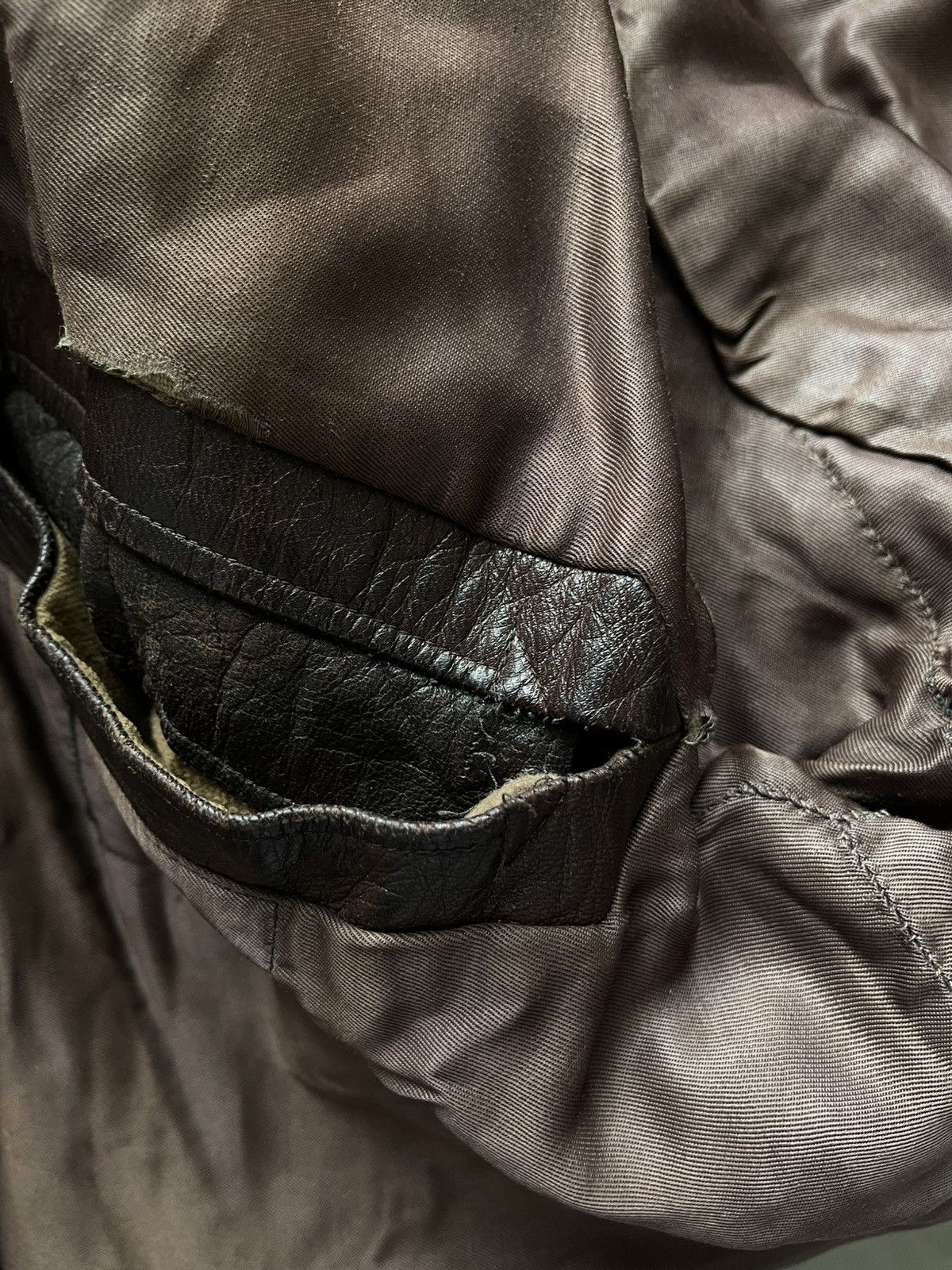 Vintage Vintage 1950's Germany Cowhide Leather Cropped Moto Jacket Size US L / EU 52-54 / 3 - 16 Thumbnail