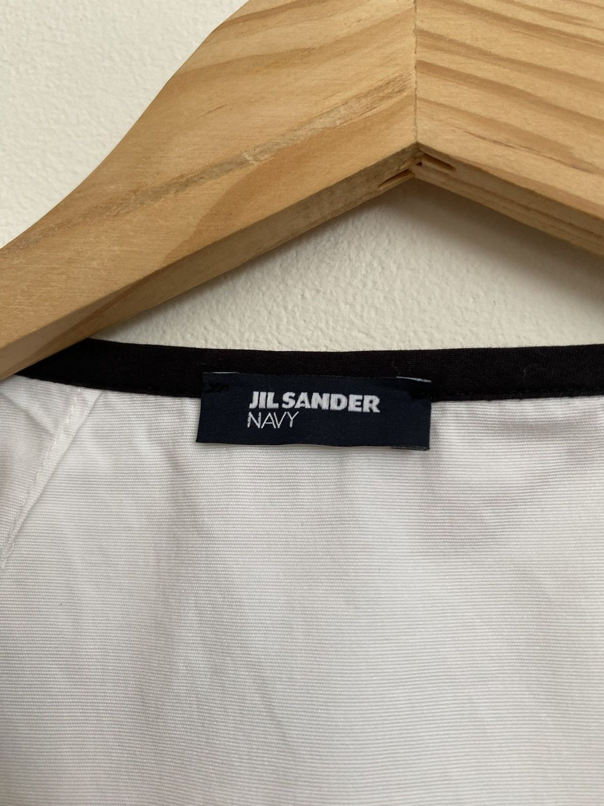 Jil Sander JIL SANDER Navy White Sleeveless A-Line Dress Size XXS / US 00 / IT 34 - 6 Thumbnail