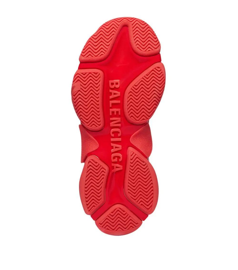 Balenciaga o1w1db10824 Triple S Sneakers in Red Size US 10 / EU 43 - 2 Thumbnail