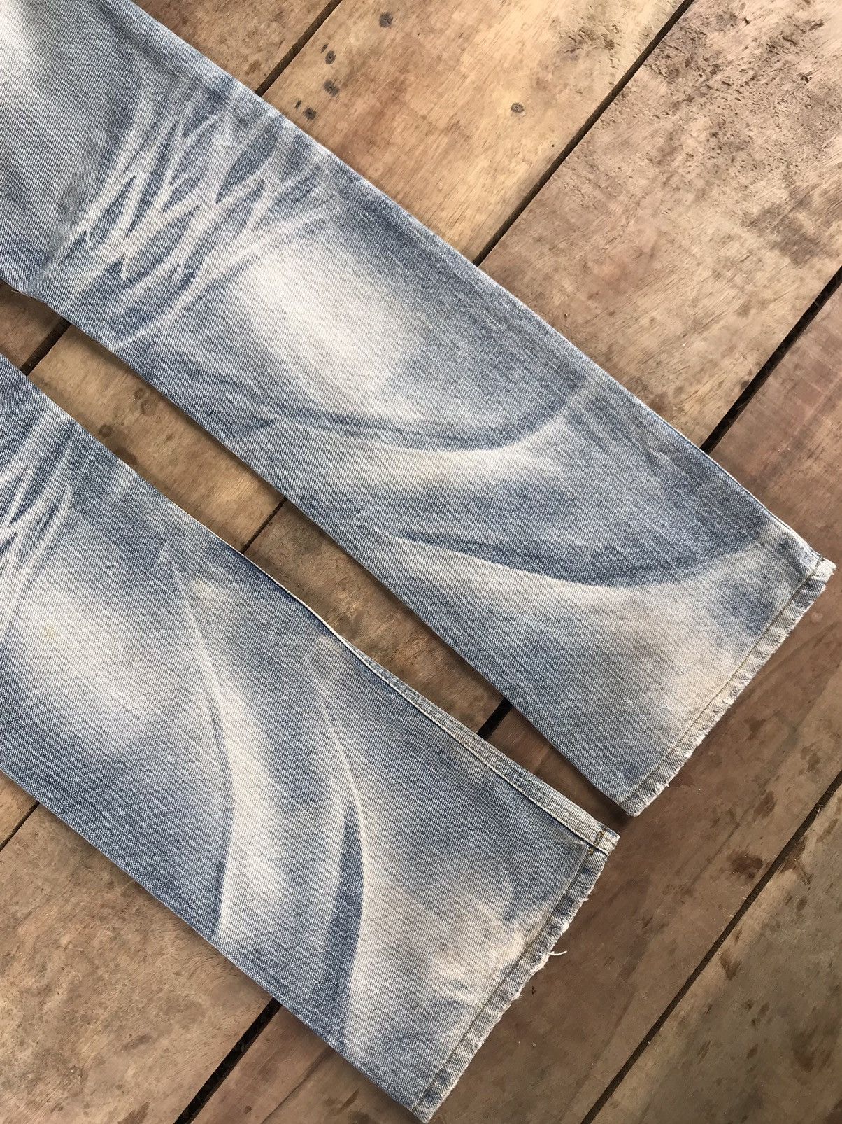 Seditionaries 💥FLARE💥90s STYLE IMPROVES SICK FADES DISTRESSED DENIM F394 Size US 32 / EU 48 - 17 Thumbnail