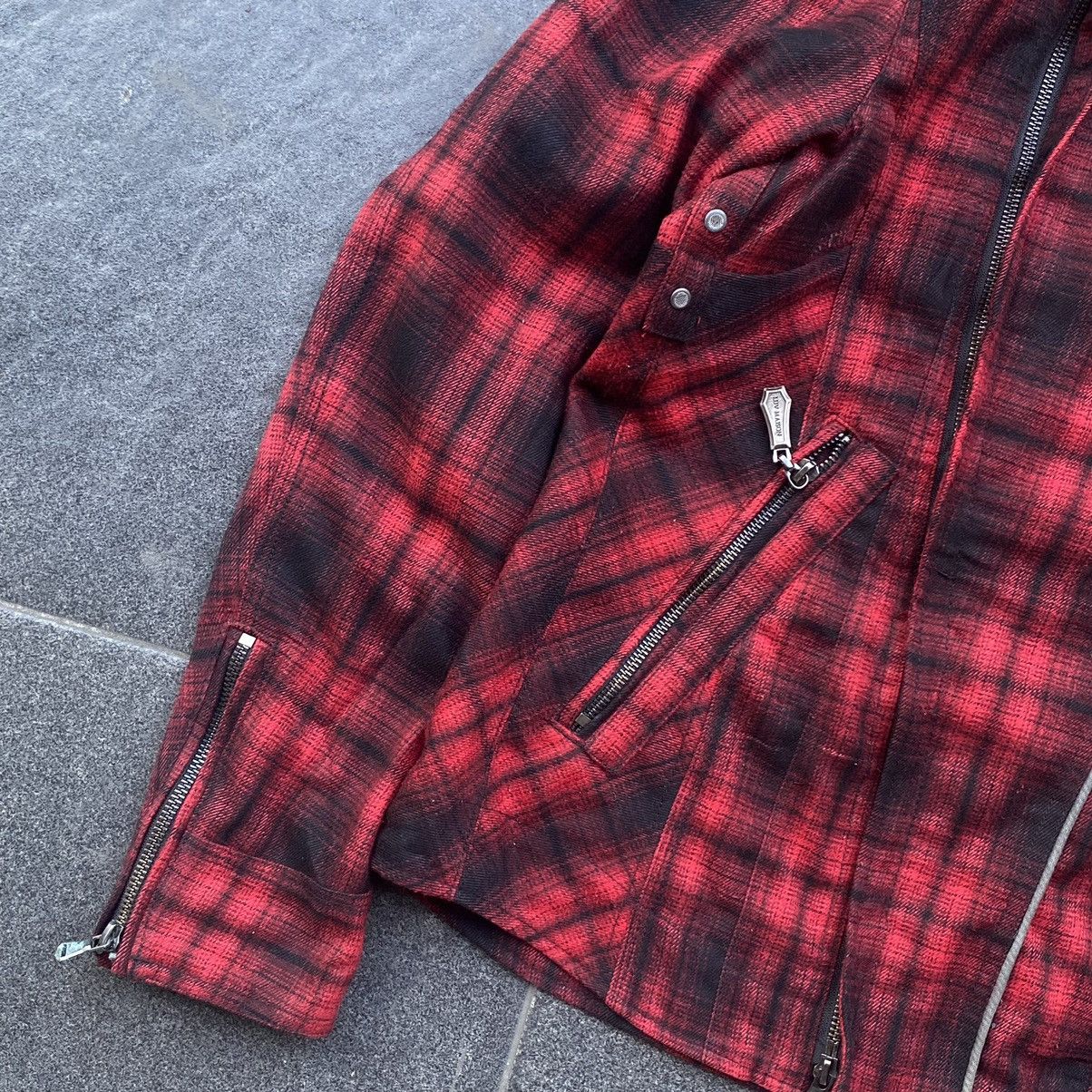 If Six Was Nine × Japanese Brand × Le Grande Bleu (L.G.B.) 90s Luv Maison Jackrose Assymetrical Punk Bondage Jacket Size US S / EU 44-46 / 1 - 2 Thumbnail