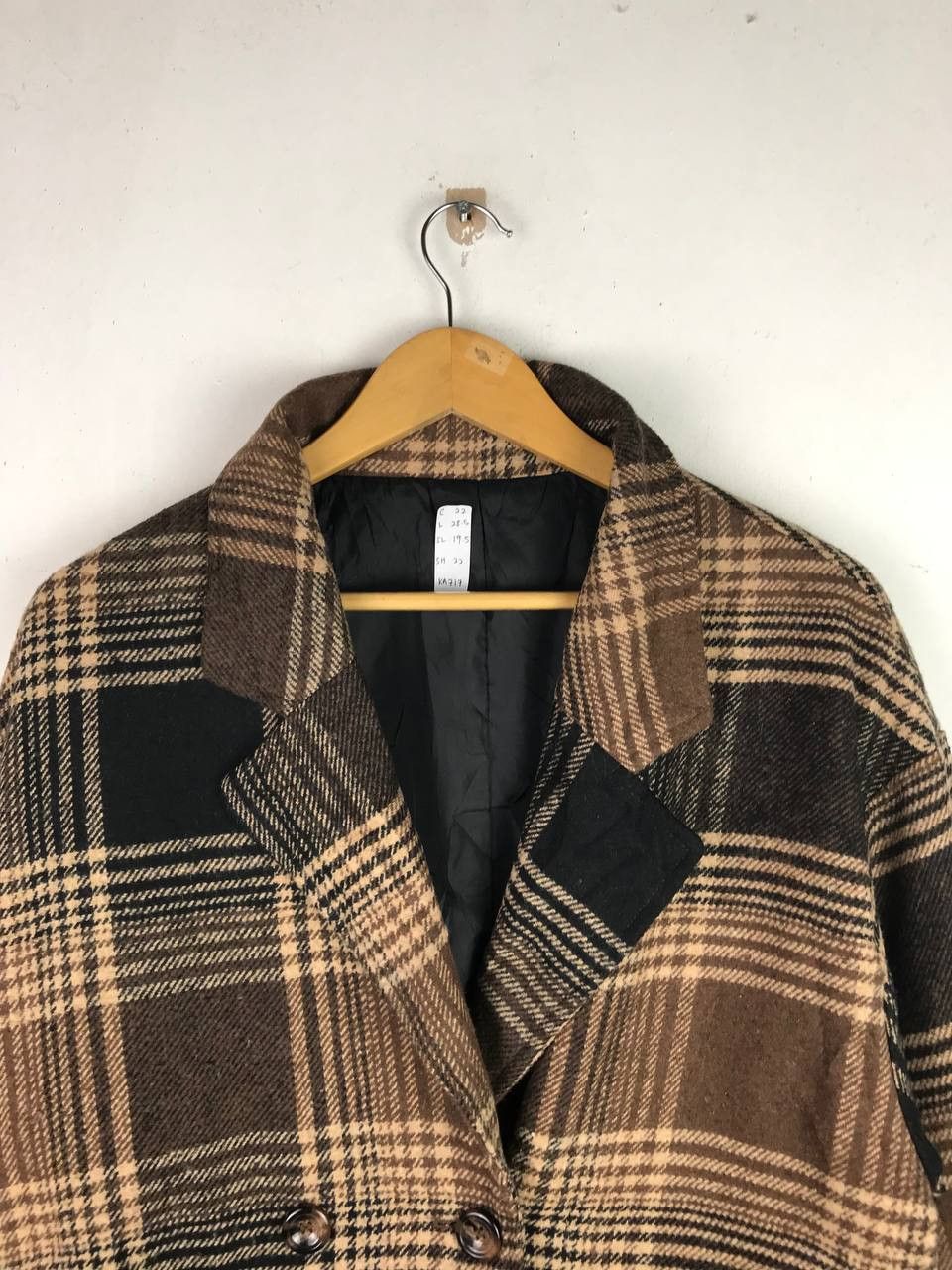 Japanese Brand × Vintage Vintage Wool Jacket Rare Design Size US L / EU 52-54 / 3 - 3 Thumbnail