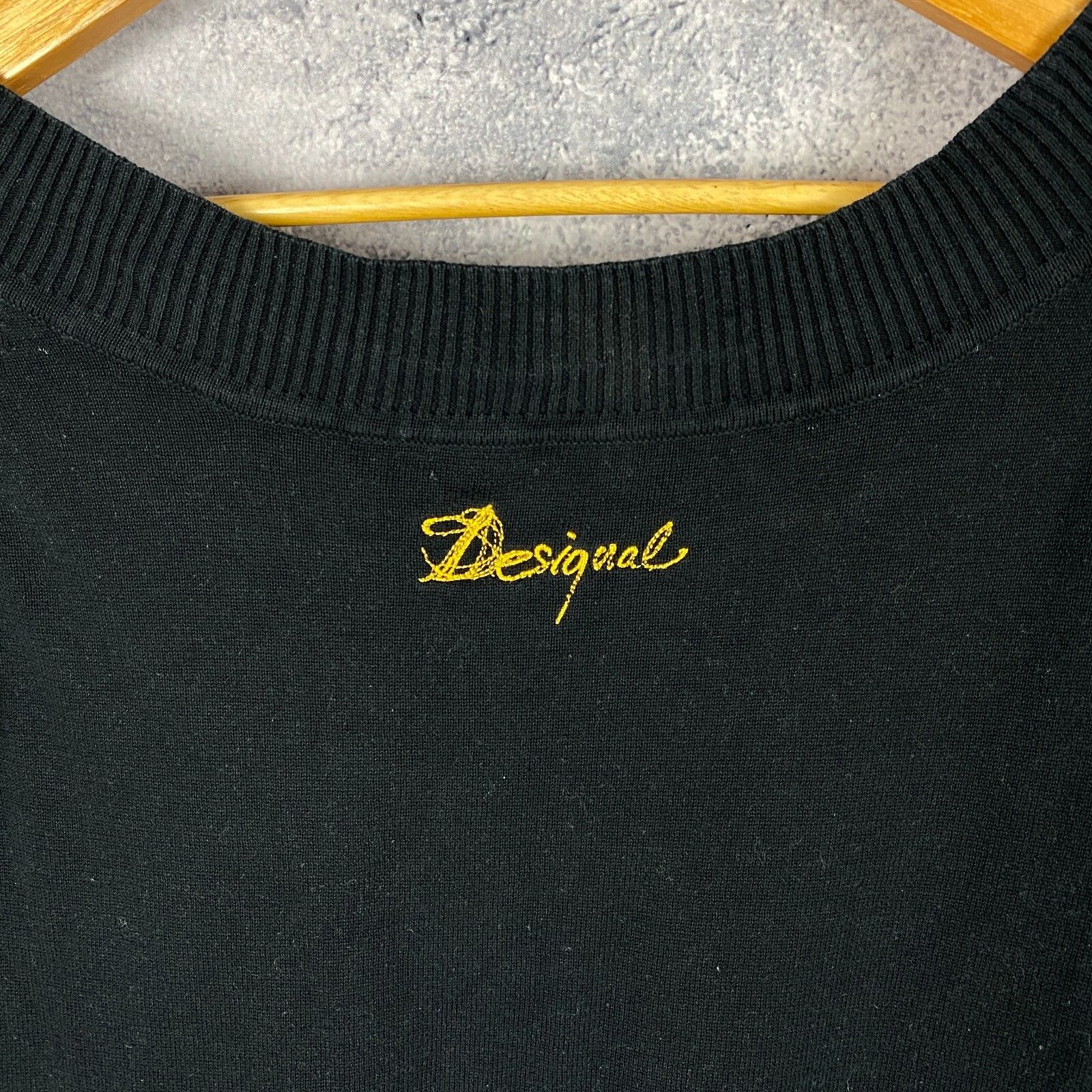 Desigual Desigual Sweater Women's Size M Black Long Sleeve ` Size M / US 6-8 / IT 42-44 - 8 Thumbnail