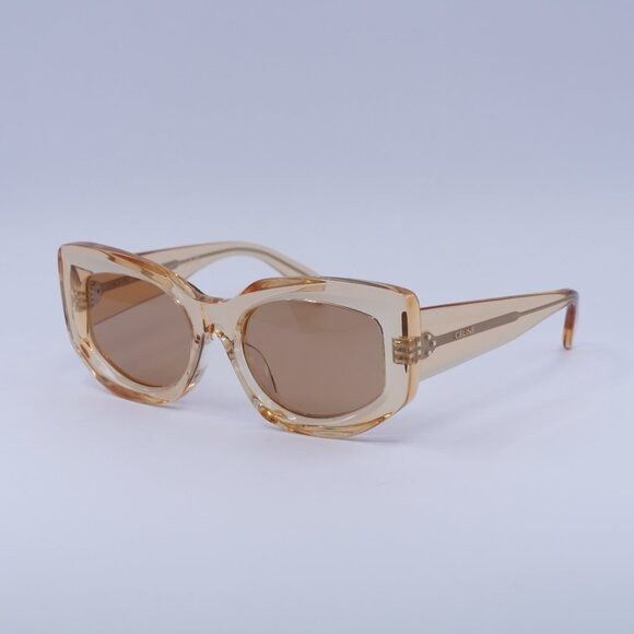Celine 🕶️ New Celine CL40277F 42J Sunglasses - Transparent Orange Size ONE SIZE - 1 Thumbnail