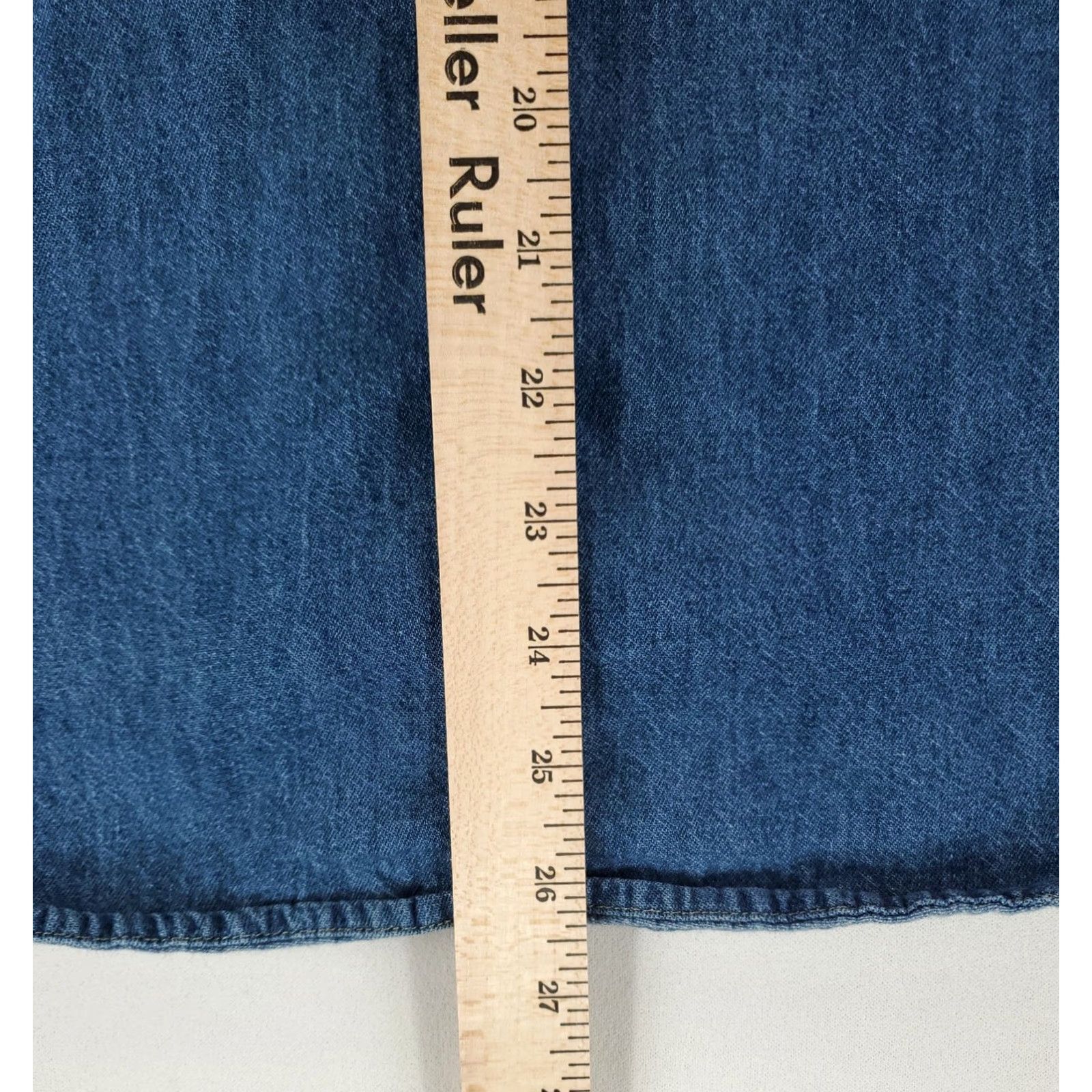 Levi's Levi's Shirt Western Pearl Snap Long Sleeve Standard Blue Mens M Size US M / EU 48-50 / 2 - 5 Thumbnail