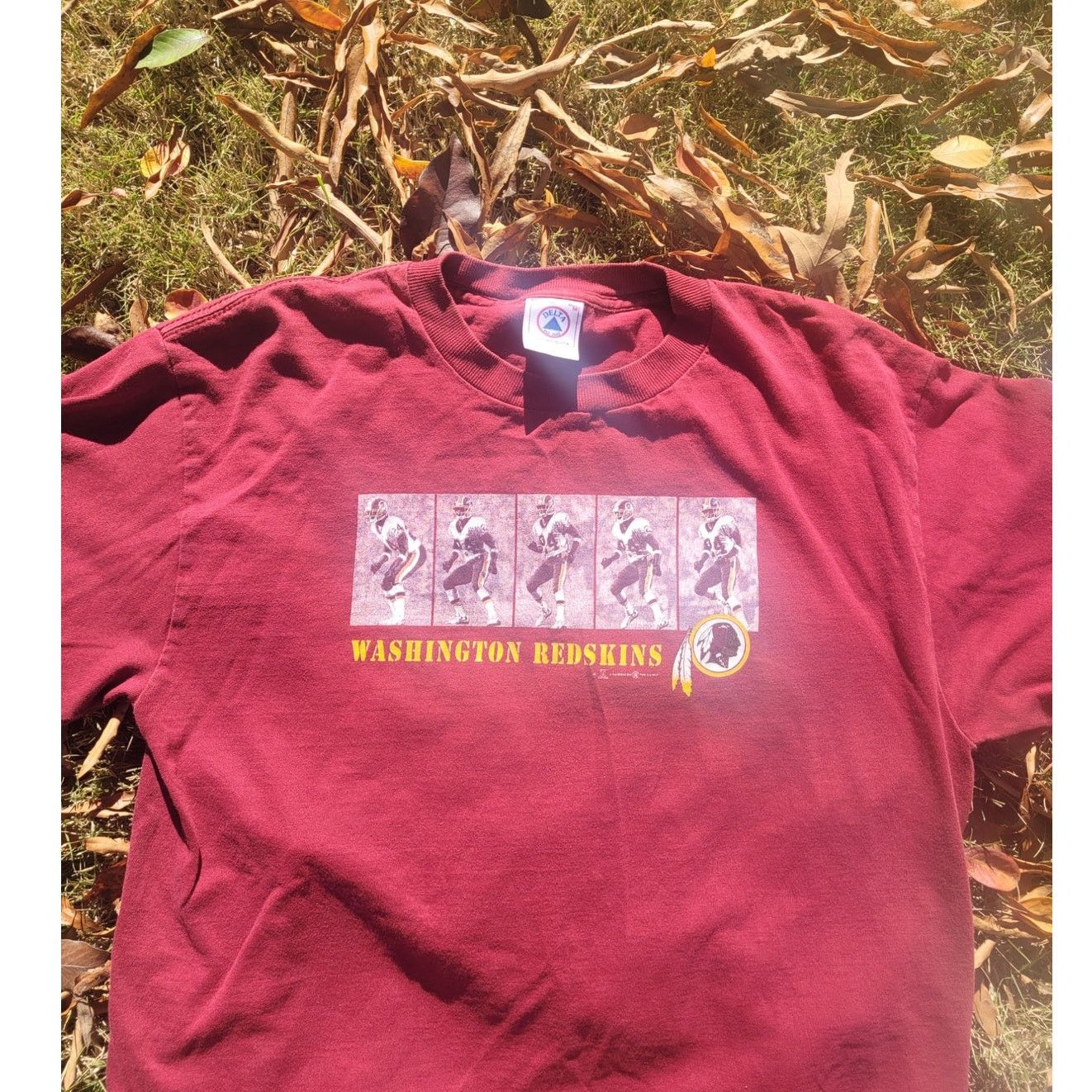 NFL × Vintage Vtg Washington Football long sleeve t shirt sleeve graphics Size US M / EU 48-50 / 2 - 3 Thumbnail