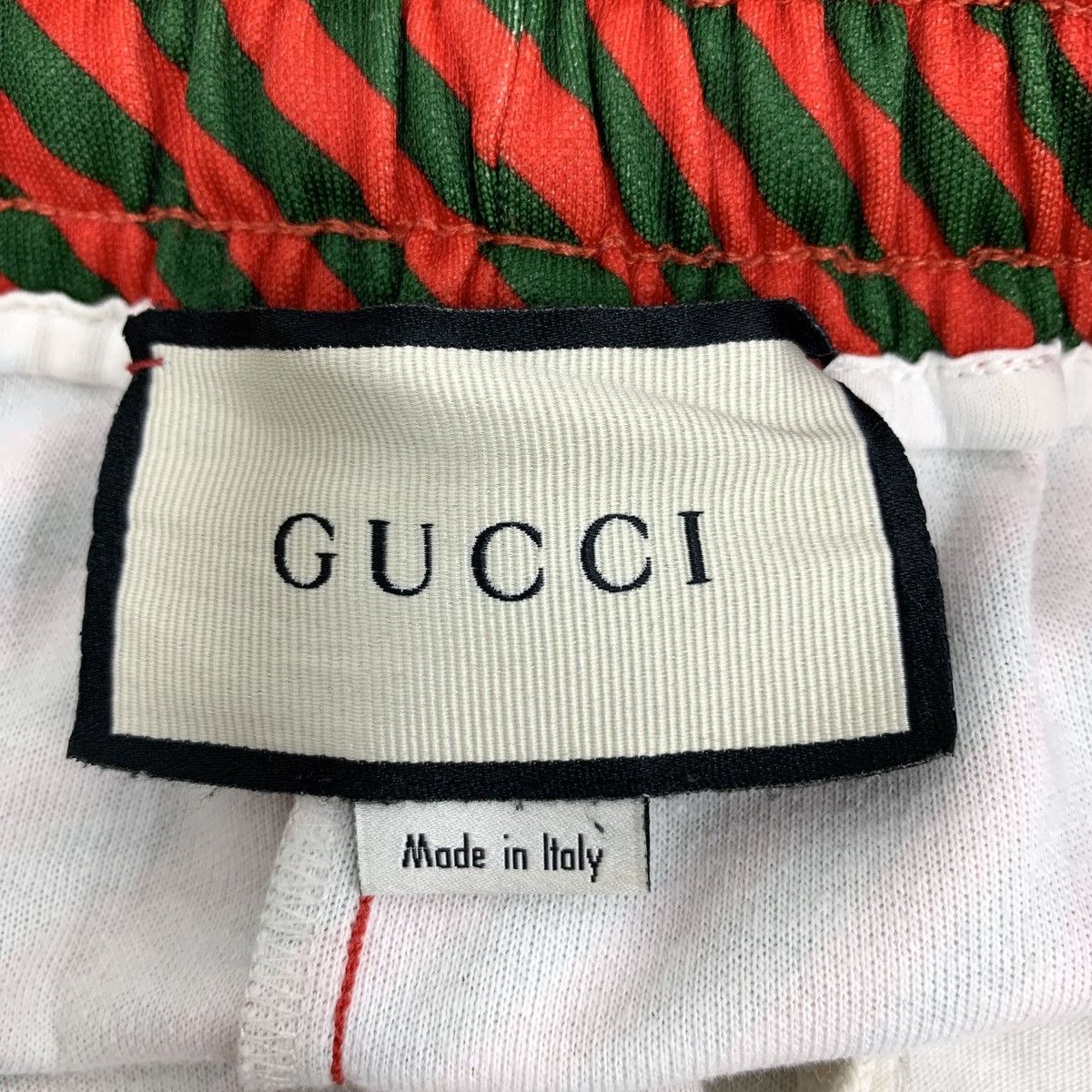 Gucci Gucci Color-blocked Striped Elastic Waist Casual Pants K26WX Size 27" / US 4 / IT 40 - 6 Thumbnail