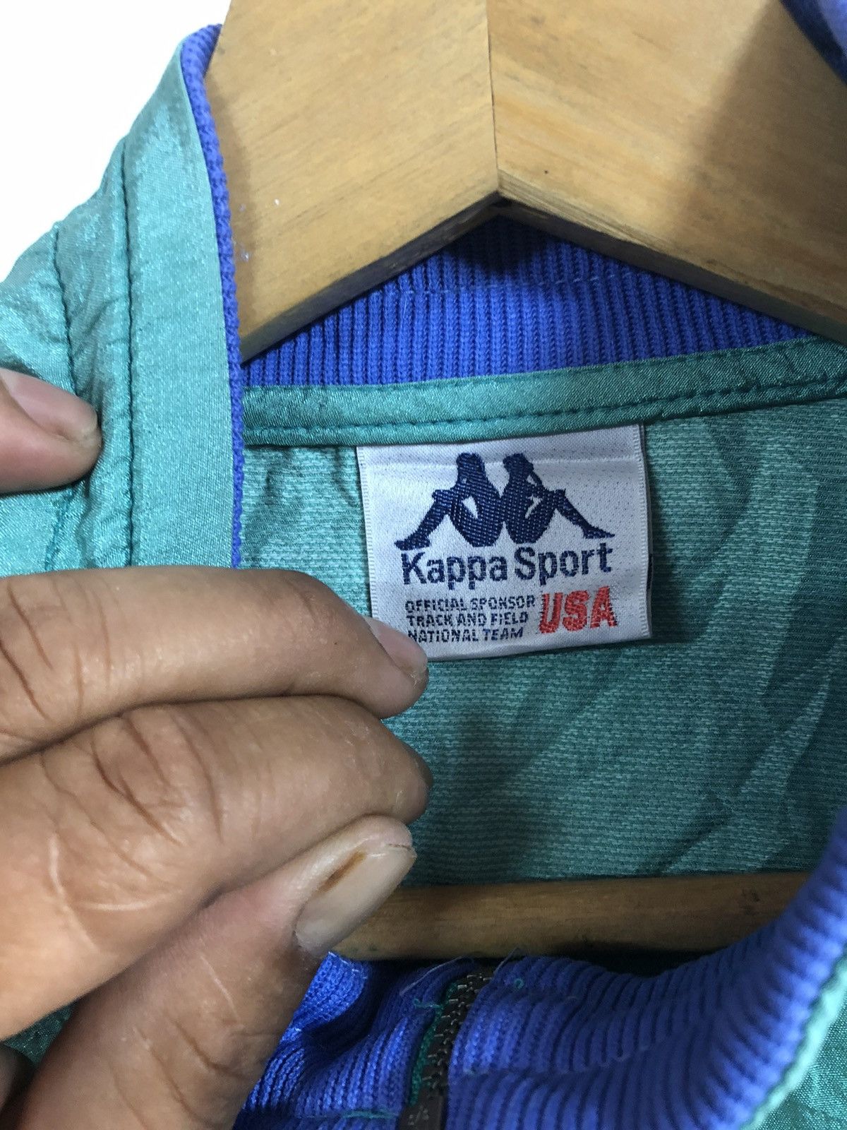 Japanese Brand × Kappa × Vintage Vintage 90’s Kappa Wind-Tex zipper Jacket Size US M / EU 48-50 / 2 - 7 Thumbnail