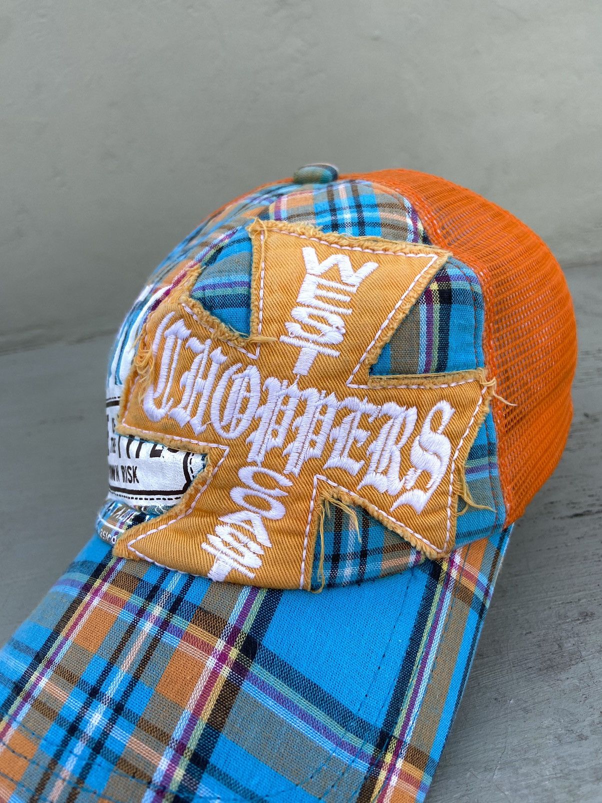 If Six Was Nine 2000s TNC choppers trucker hat Size ONE SIZE - 4 Thumbnail