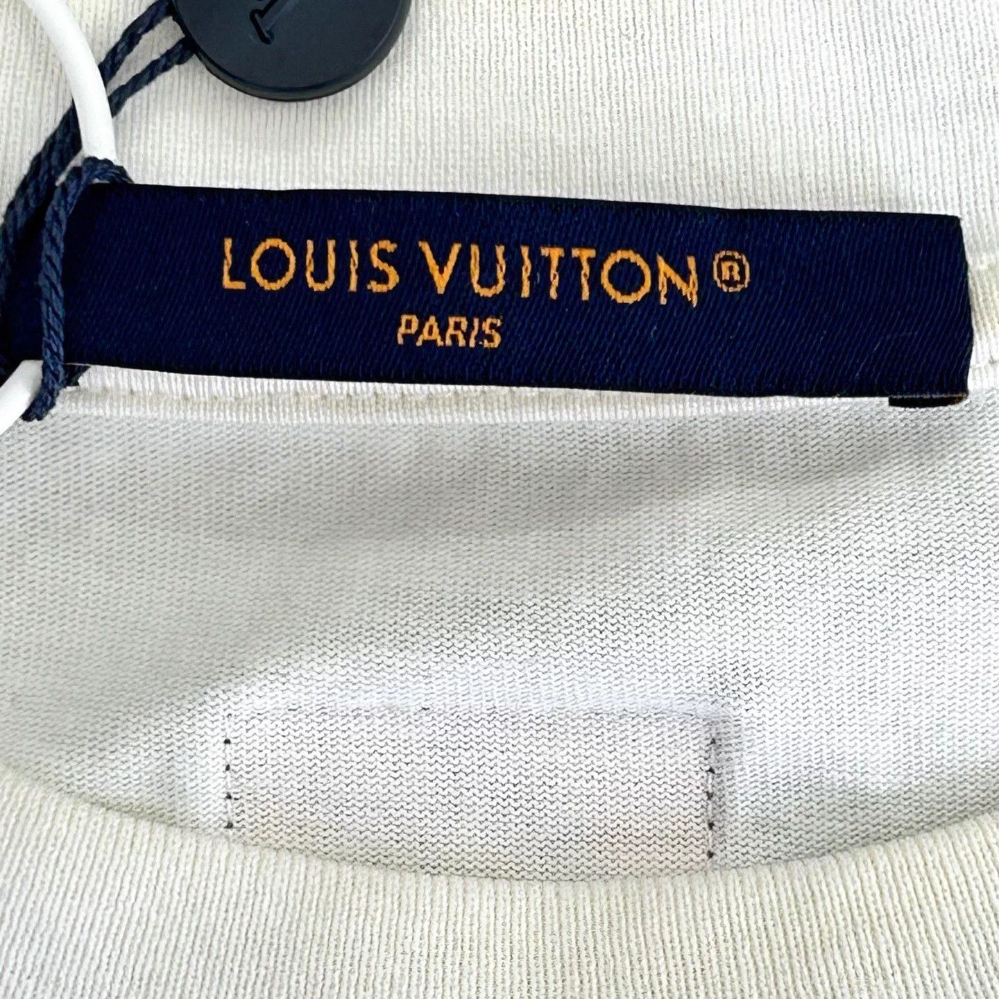 Louis Vuitton LV New White Big Floral Glitter Logo SS Tee XXL Size US XXL / EU 58 / 5 - 3 Thumbnail