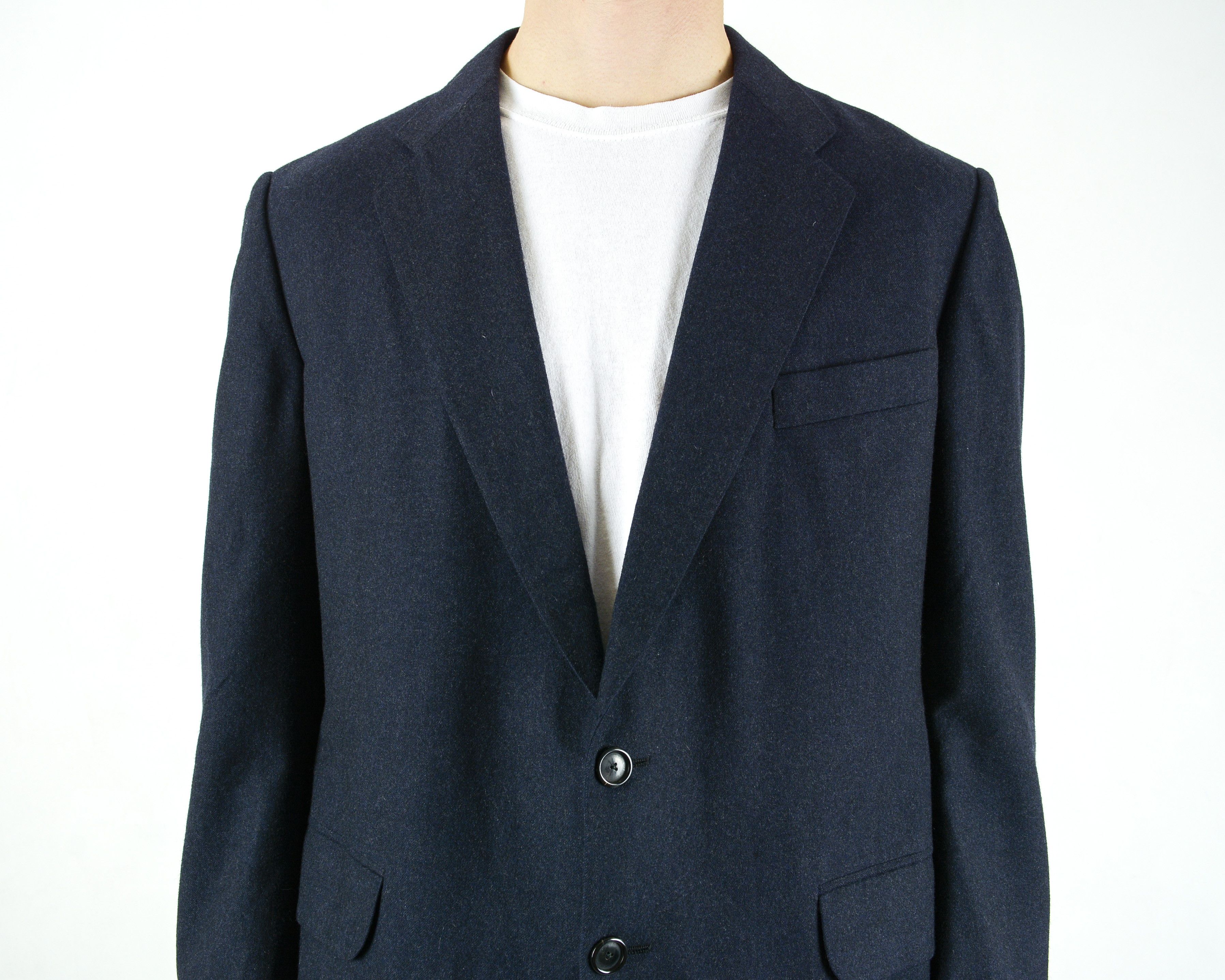 Handmade W19 Regent Blazer Uk 44S Us Handmade Wool Jacket Coat Suit Size 44S - 3 Thumbnail