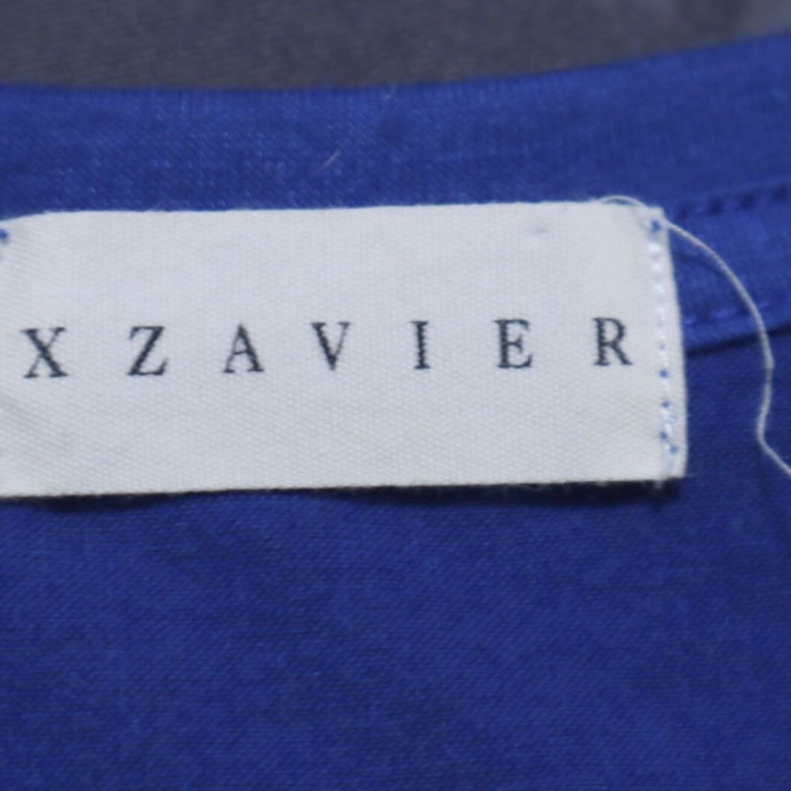 Vintage Xzavier Astronaut Print Blue Men's L Stretch Solid T-Shirt Size US L / EU 52-54 / 3 - 5 Thumbnail
