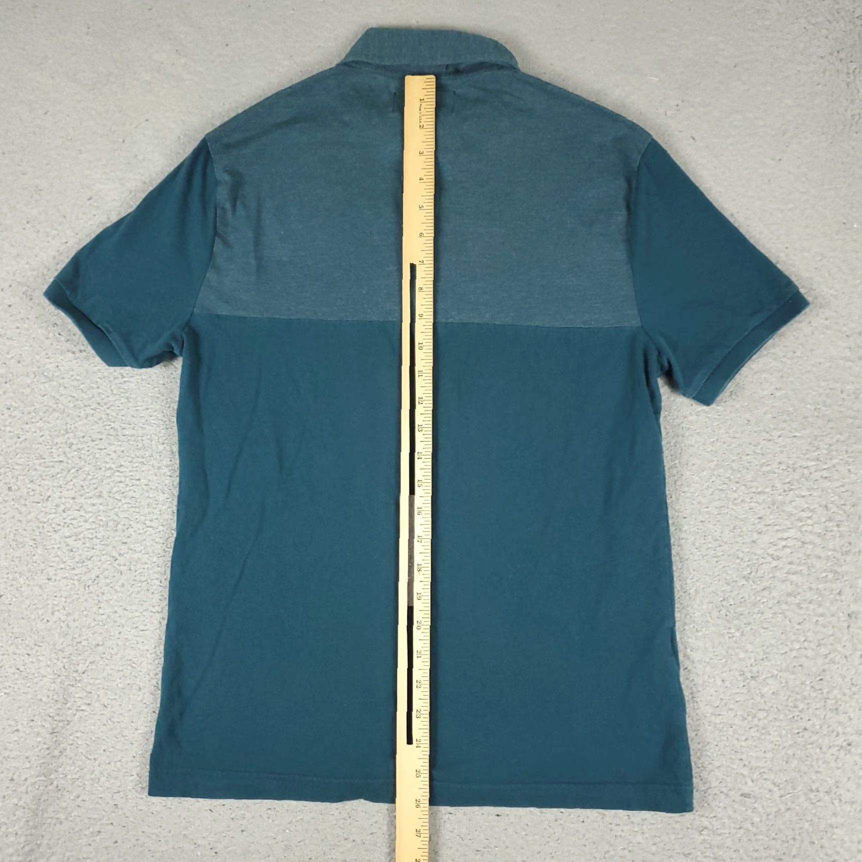 Vintage Penguin Polo Shirt Mens Medium Teal Solid Short Sleeve Slim Fit Activewear Size US M / EU 48-50 / 2 - 4 Thumbnail