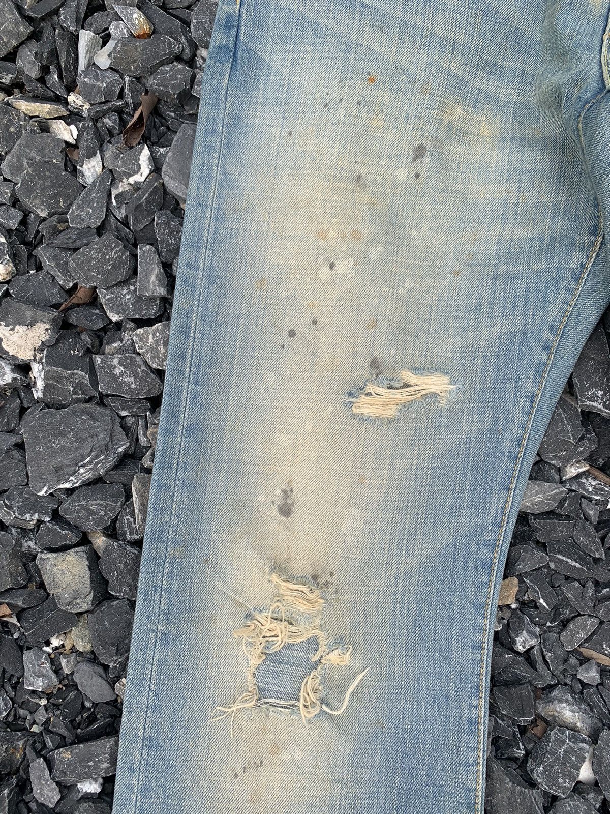 Kapital Nano Universe Mudwash Faded&Rusty Japanese Distressed Denim Size US 31 - 9 Thumbnail
