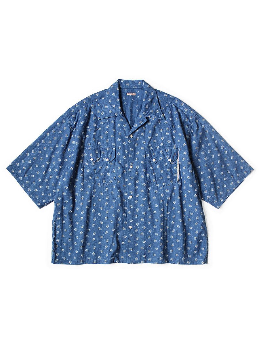 Kapital Kapital Dobbie stripe IDG discharge print Western BIG shirt Size US M / EU 48-50 / 2 - 1 Thumbnail