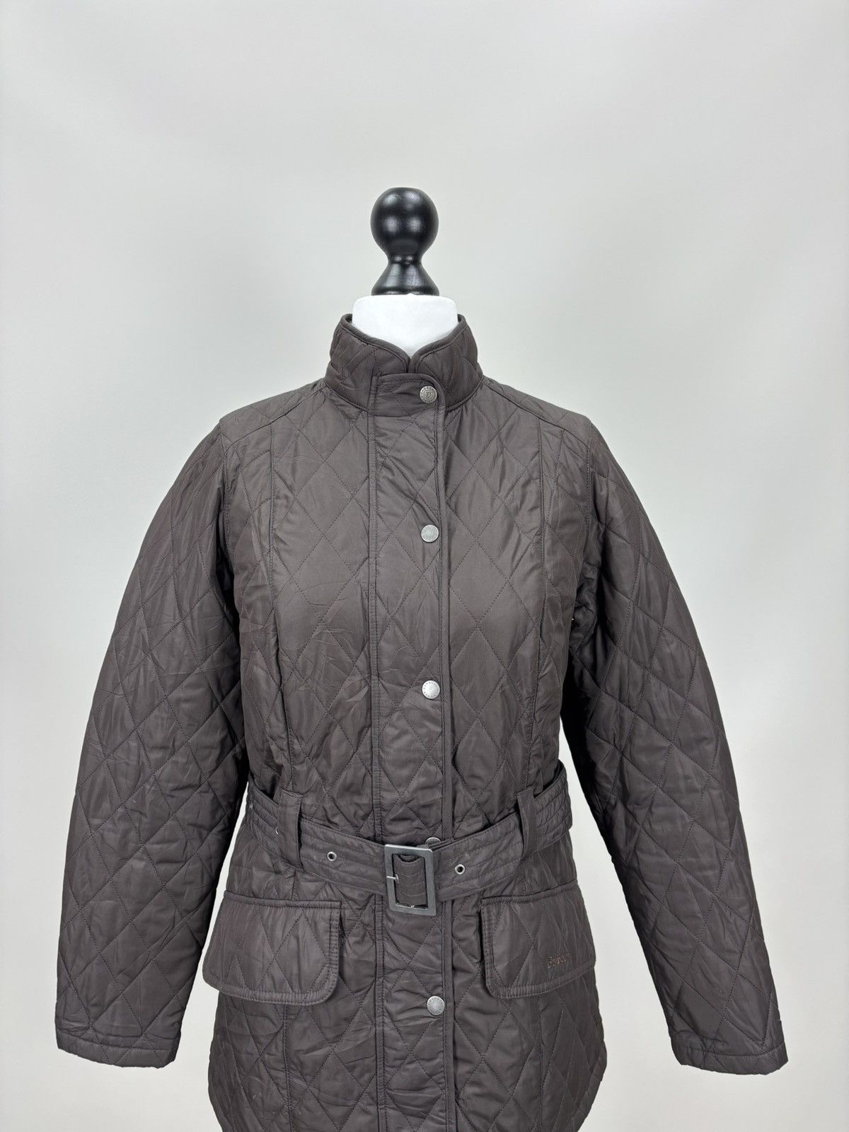 Barbour Womens quilted jacket Barbour Paddle Size 8 Color Brown Size M / US 6-8 / IT 42-44 - 2 Thumbnail