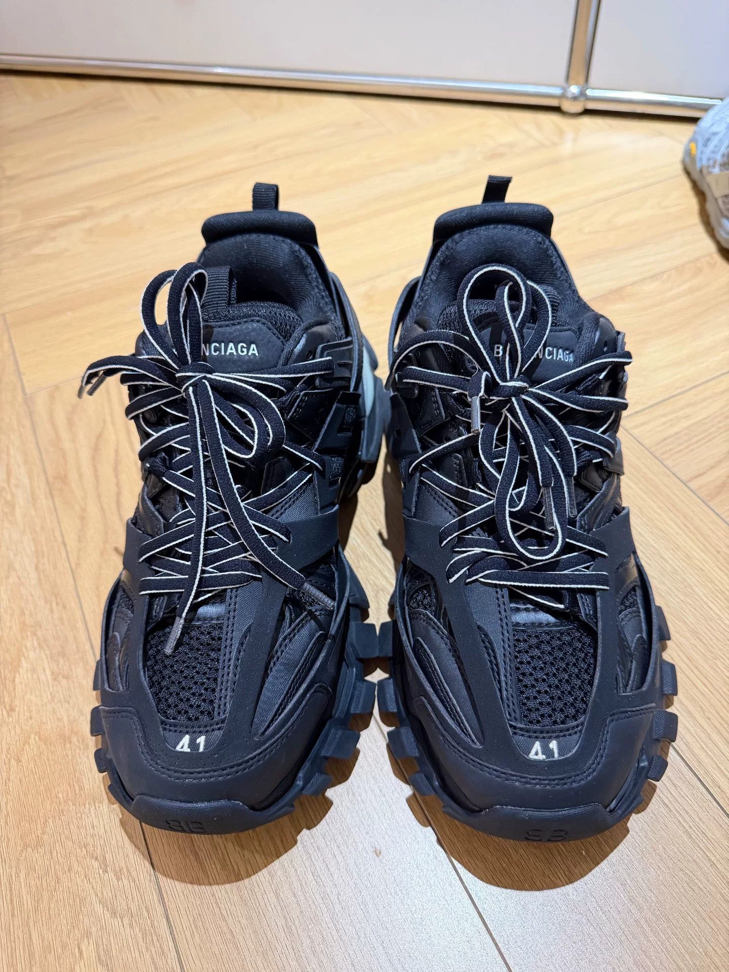 Balenciaga balenciaga track sneakers black size 41 | Grailed