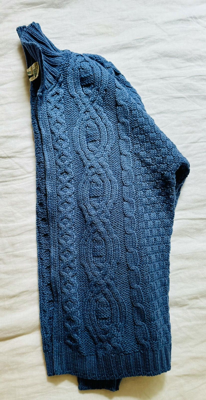 Aran Crafts Cozy Oversized Wool Zip Cardigan Size US L / EU 52-54 / 3 - 5 Thumbnail