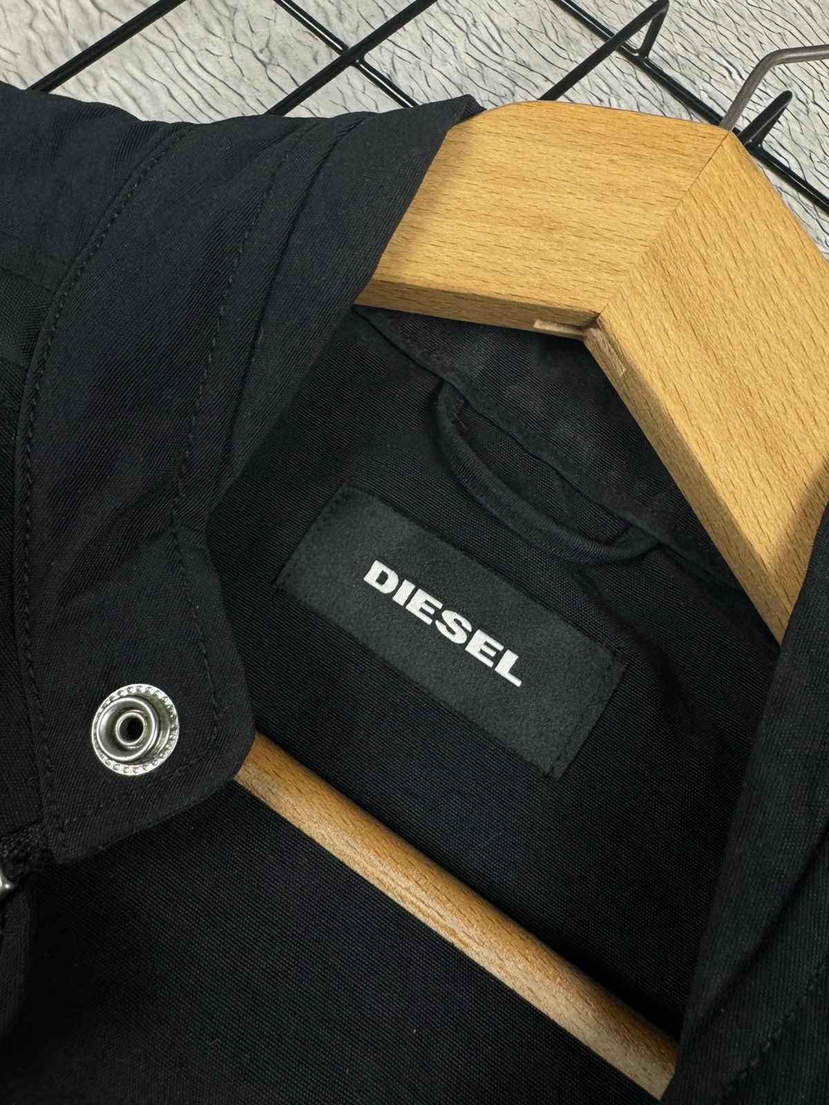 Diesel Diesel Racing Cowhide Leather Moto Racer Nylon Jacket L size Size US L / EU 52-54 / 3 - 8 Thumbnail