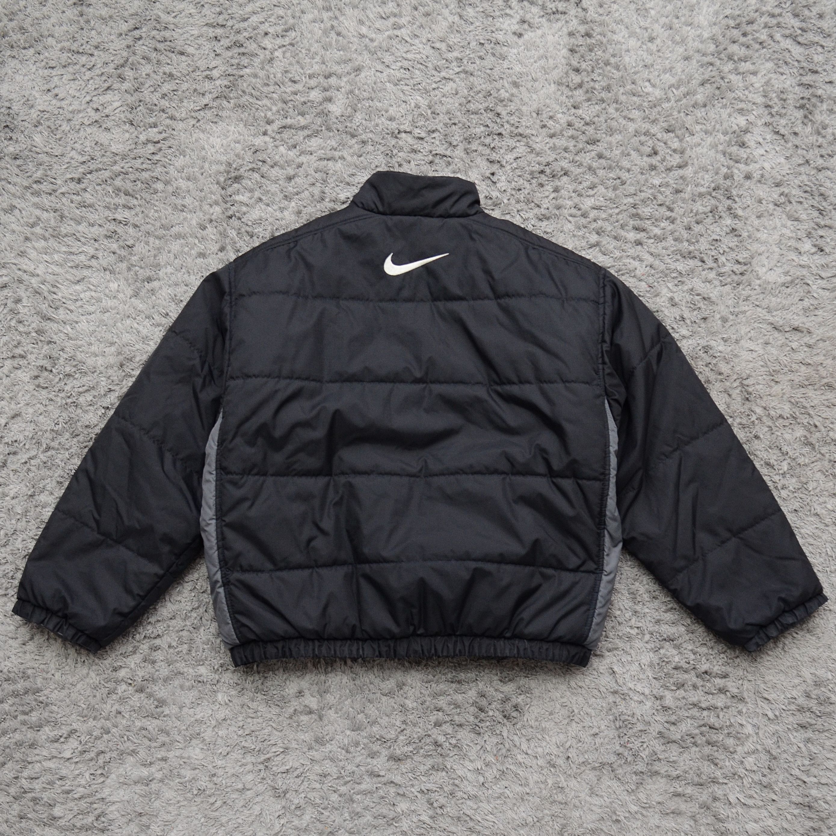 Nike Vintage Beige Puffer Jacket y2k retro Two-Sided AcG