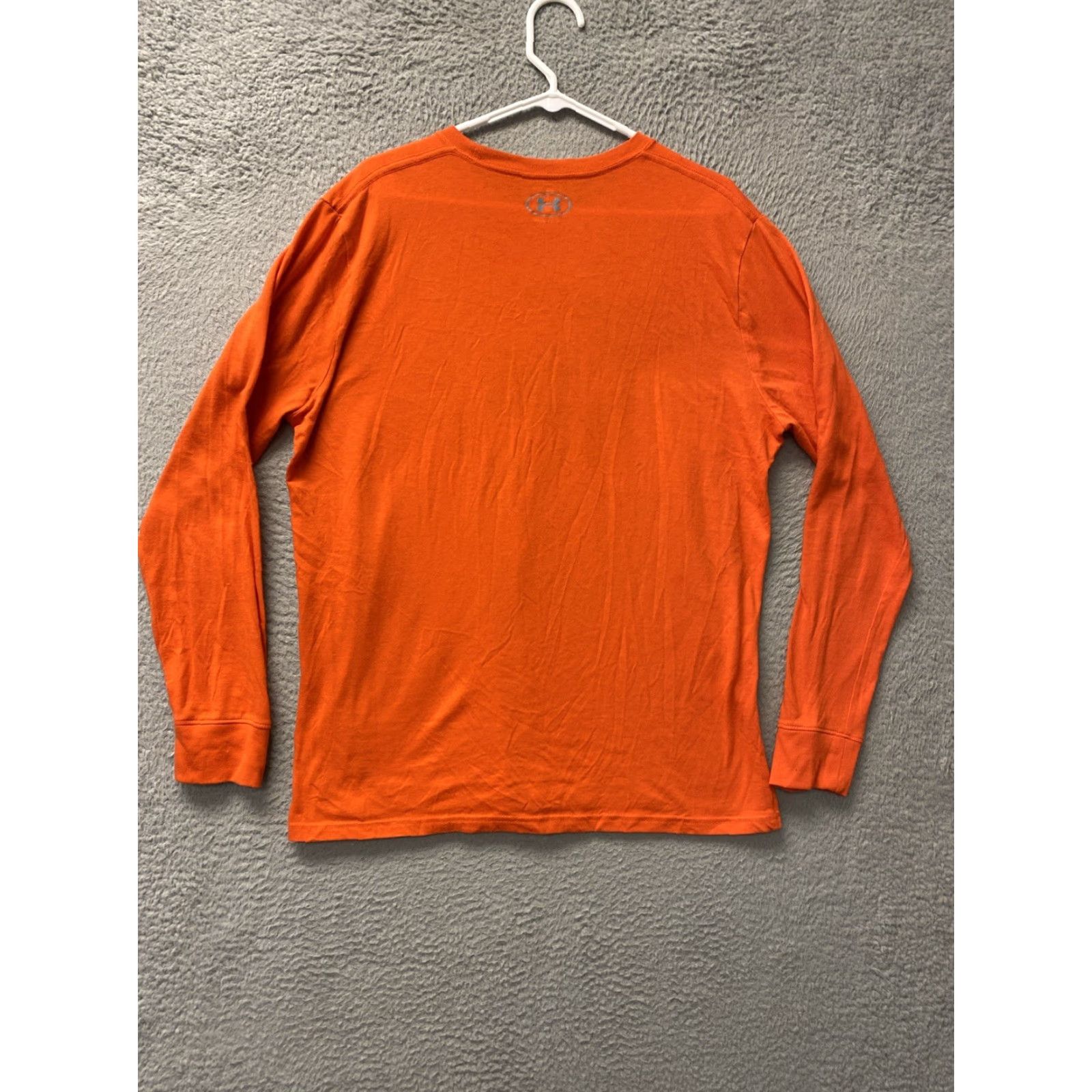 Under Armour Under Armour Shirt Men L Long Sleeve Solid Orange / 57-71 Adults Mens L Orange Shirt Size L / US 10 / IT 46 - 6 Thumbnail