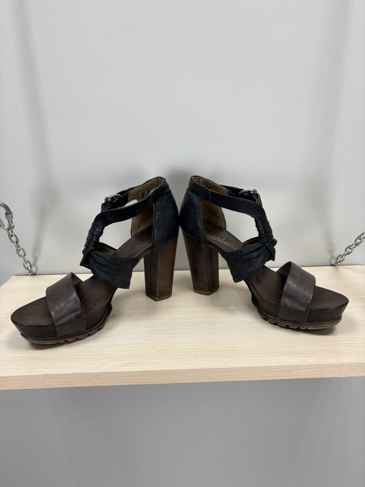 A.S.98 Womens heels Airstep Size 39 Color Brown Size US 9 / IT 39 - 7 Thumbnail