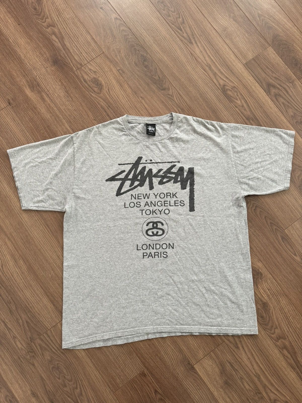 Stussy Rare Stussy World Tour Tee X-Large | Grailed