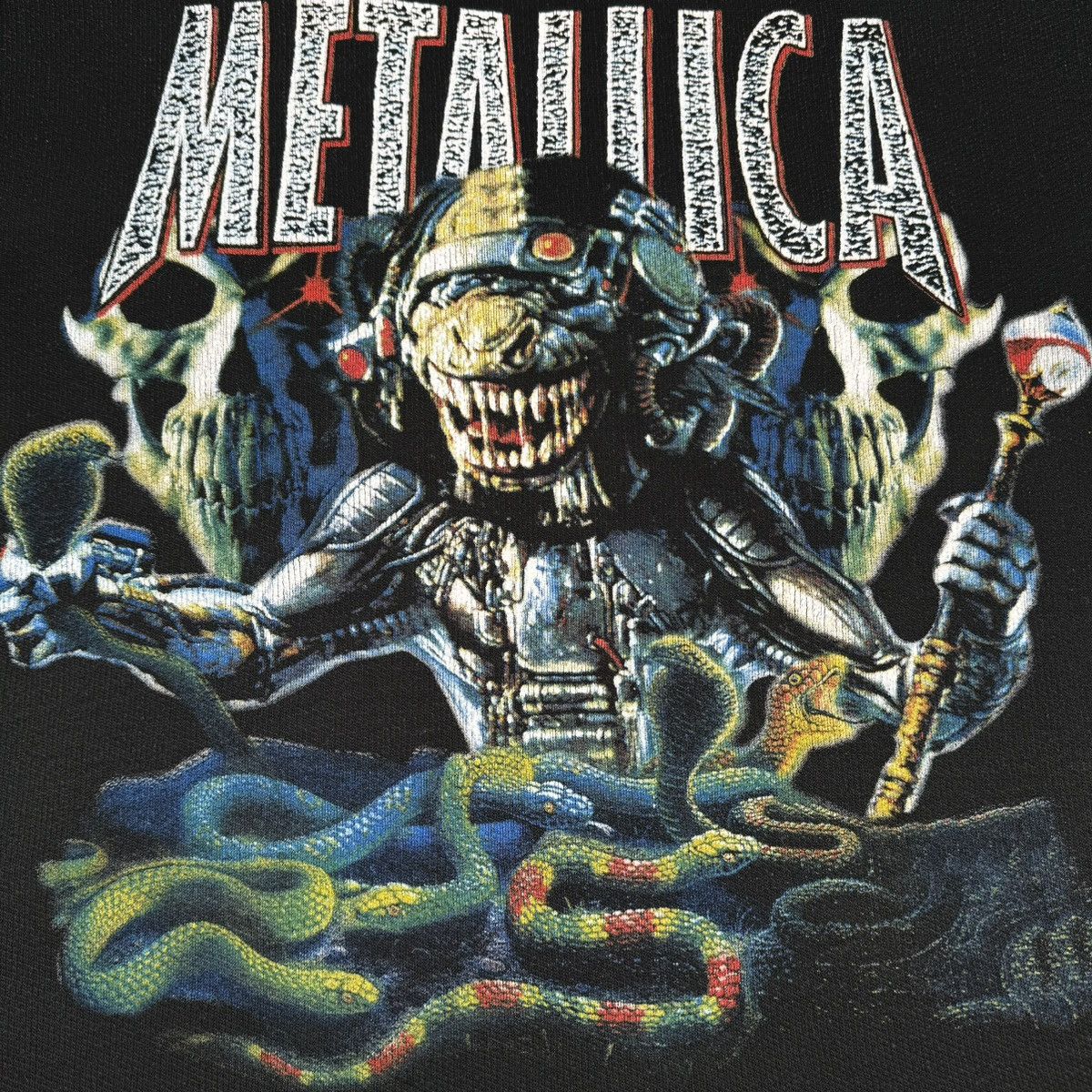 Band Tees Vintage 90s Metallica ‘Snakes Monster’ Rare Euro Hoodie Size US XL / EU 56 / 4 - 5 Thumbnail