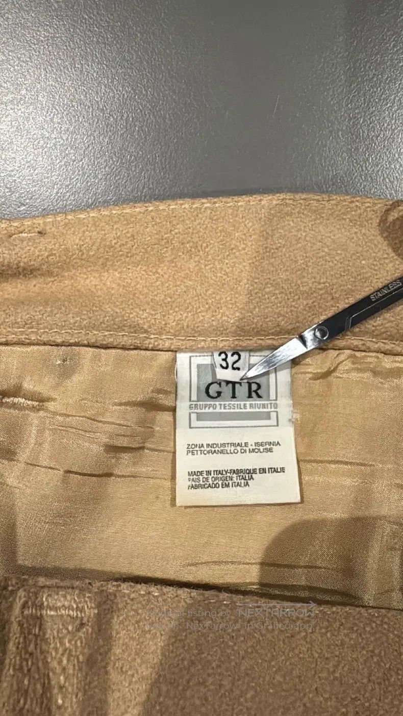 Helmut Lang Helmut Lang GTR waxed striped wool trousers Size US 32 / EU 48 - 4 Thumbnail