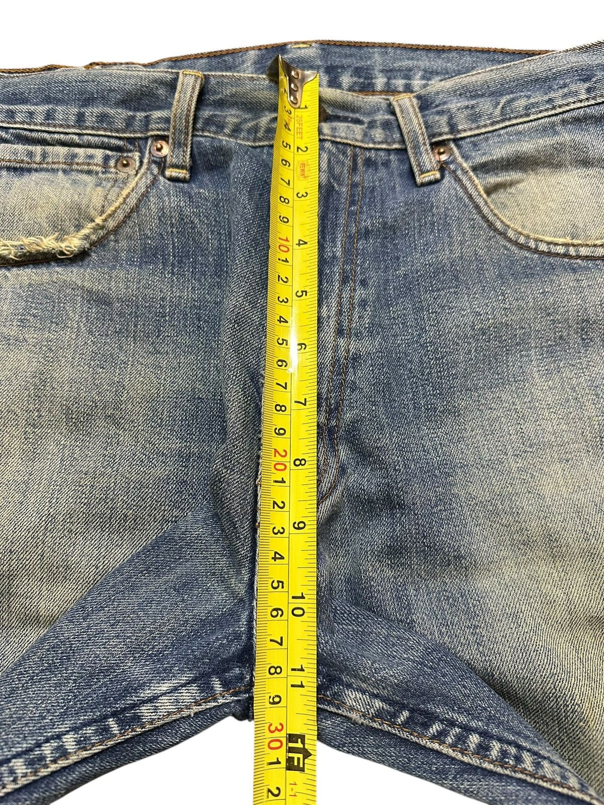 Levi's Vintage 80s Levis 503 Mud Wash Distress Style Baggy Jeans Size US 30 / EU 46 - 16 Thumbnail