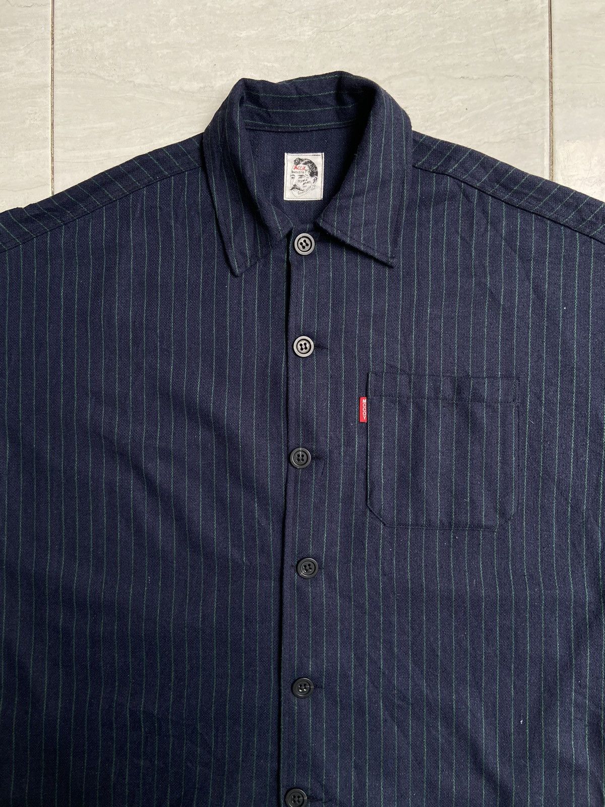 Designer MCCOY Stripped Shirt Size US XXL / EU 58 / 5 - 8 Thumbnail