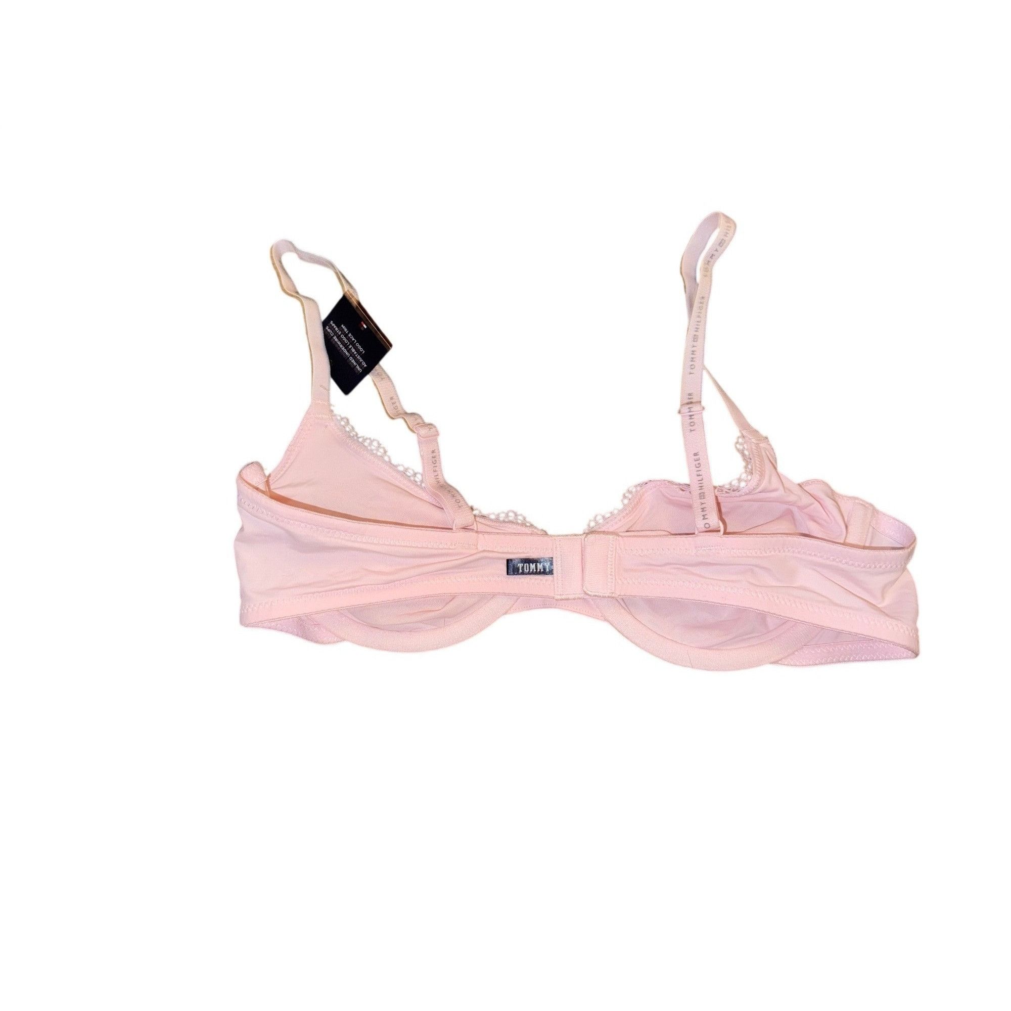 Tommy Hilfiger Tommy Hilfiger Light Pink Lace Underwire Bra 34B Size ONE SIZE - 3 Thumbnail