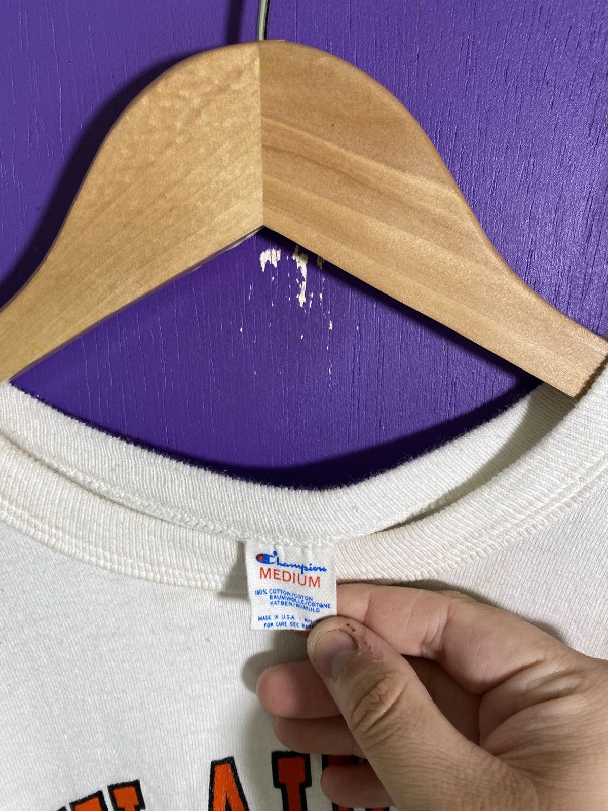 Champion × Vintage Vintage 80s Champion Oklahoma state t-shirt Size US M / EU 48-50 / 2 - 4 Thumbnail