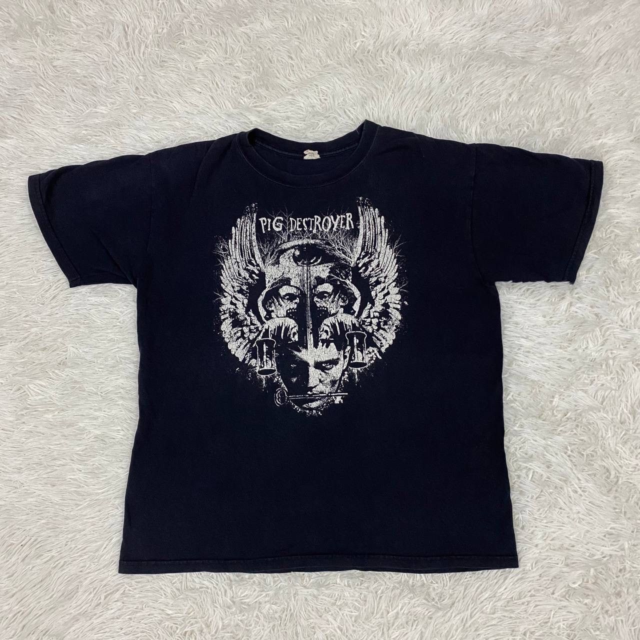 Band Tees Vintage Y2K Grindcore metal band pig destroyer Size US L / EU 52-54 / 3 - 1 Thumbnail