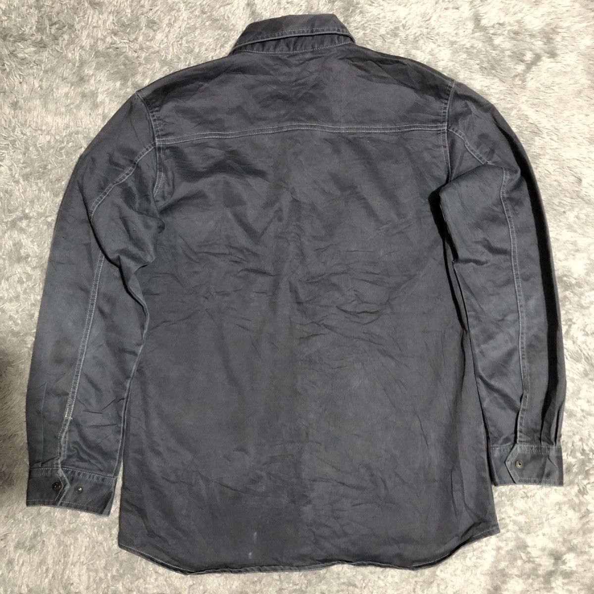 Japanese Brand JAWIN STRECH SHIRT Size US L / EU 52-54 / 3 - 4 Thumbnail