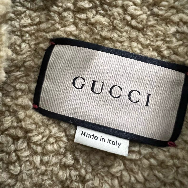 Gucci Gucci Double-breasted logo lambskin coat 2502-Nextarrow Size US S / EU 44-46 / 1 - 4 Thumbnail
