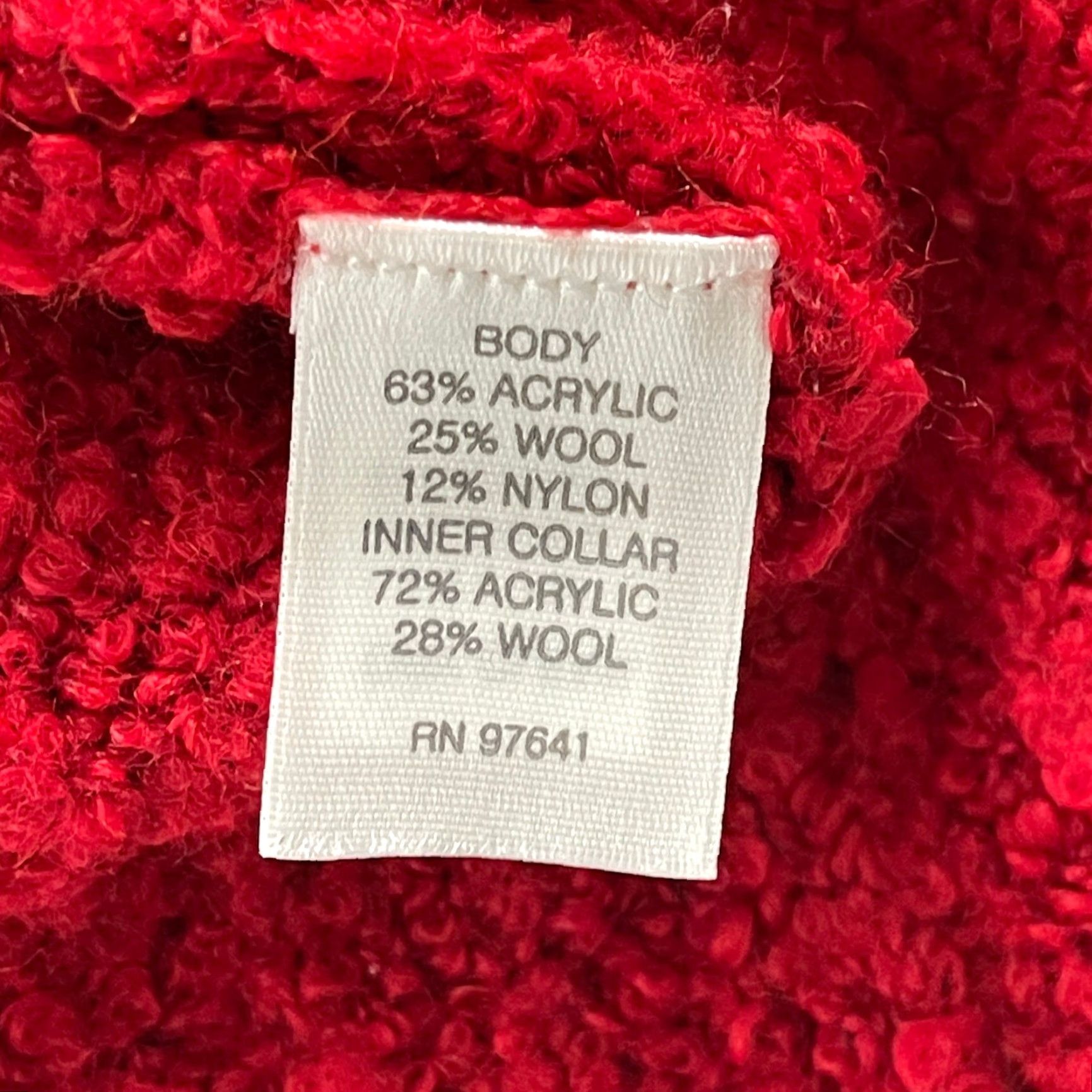 J. Jill J. Jill Sweater Petite S Red Wool Acrylic Nylon Long Sleeve Pullover Women Size S / US 4 / IT 40 - 7 Thumbnail