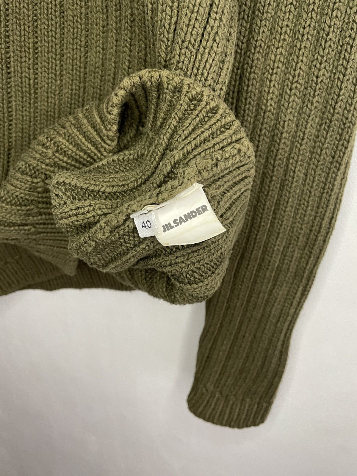 Jil Sander Jil Sander Vintage Ribbed Sweater Size S / US 4 / IT 40 - 6 Thumbnail