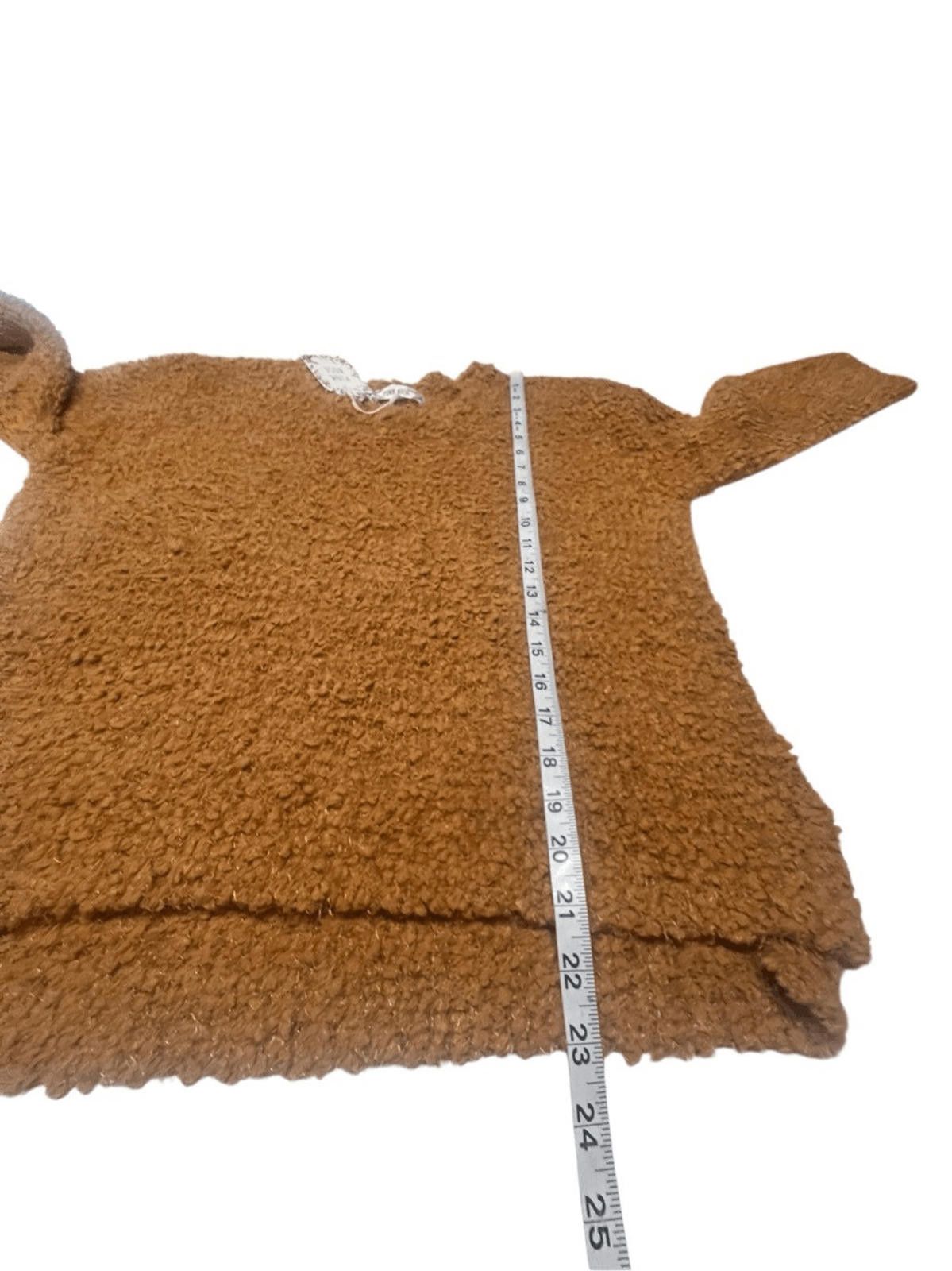 Designer Pink Rose gold High/Low Popcorn Sweater Sz L NWT Size L / US 10 / IT 46 - 7 Thumbnail