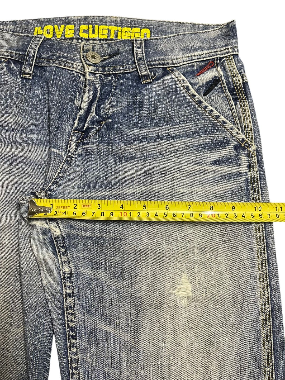 Full Count & Co. Vintage Japanese Brand Blue Faded Wash Baggy Style Jeans Size US 32 / EU 48 - 12 Thumbnail