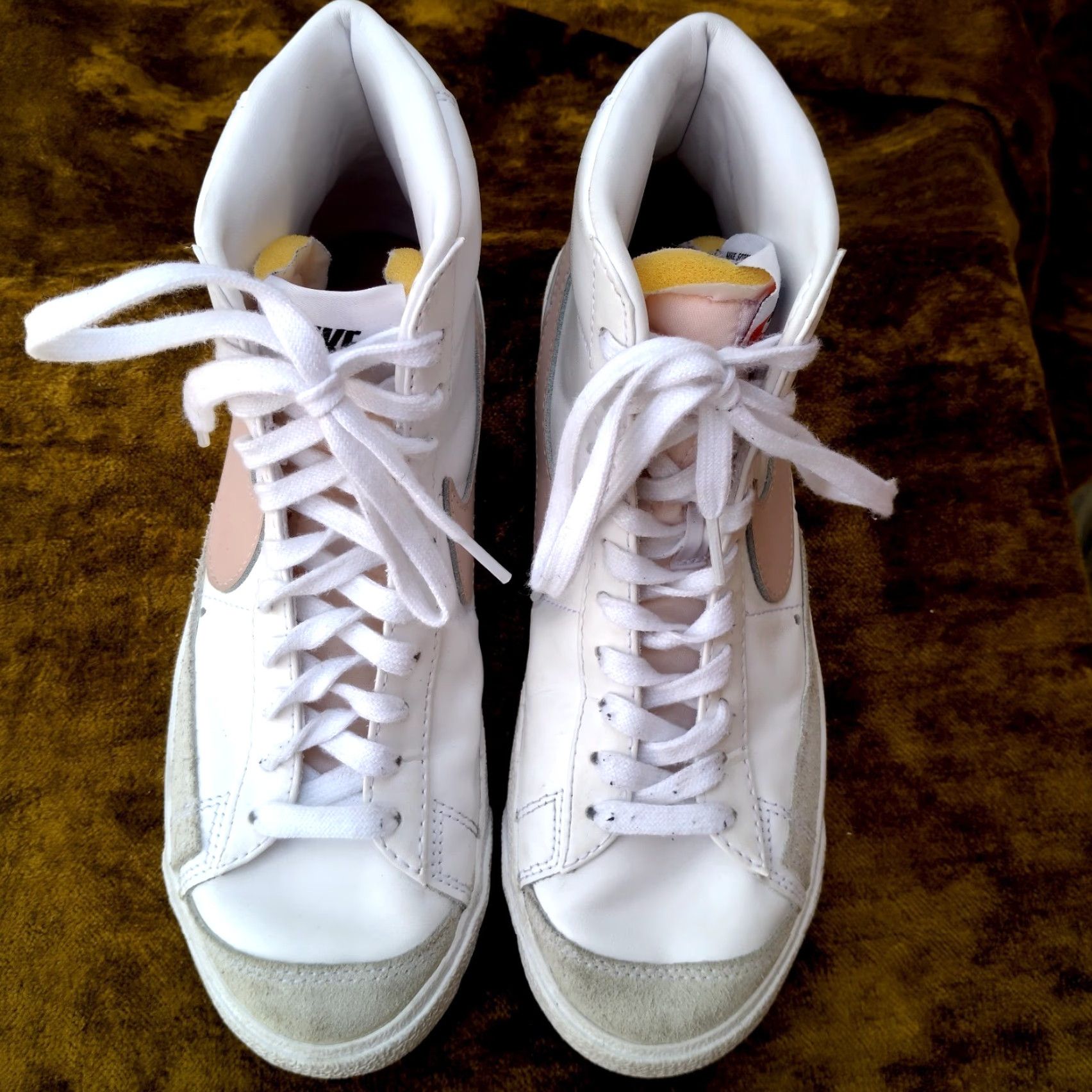 Nike Nike Blazer Mid Sneaker Women 7.5 White Pink CZ1055-118 - Classic Sports Comfort Activewear Casual Shoes Size S / US 4 / IT 40 - 4 Thumbnail