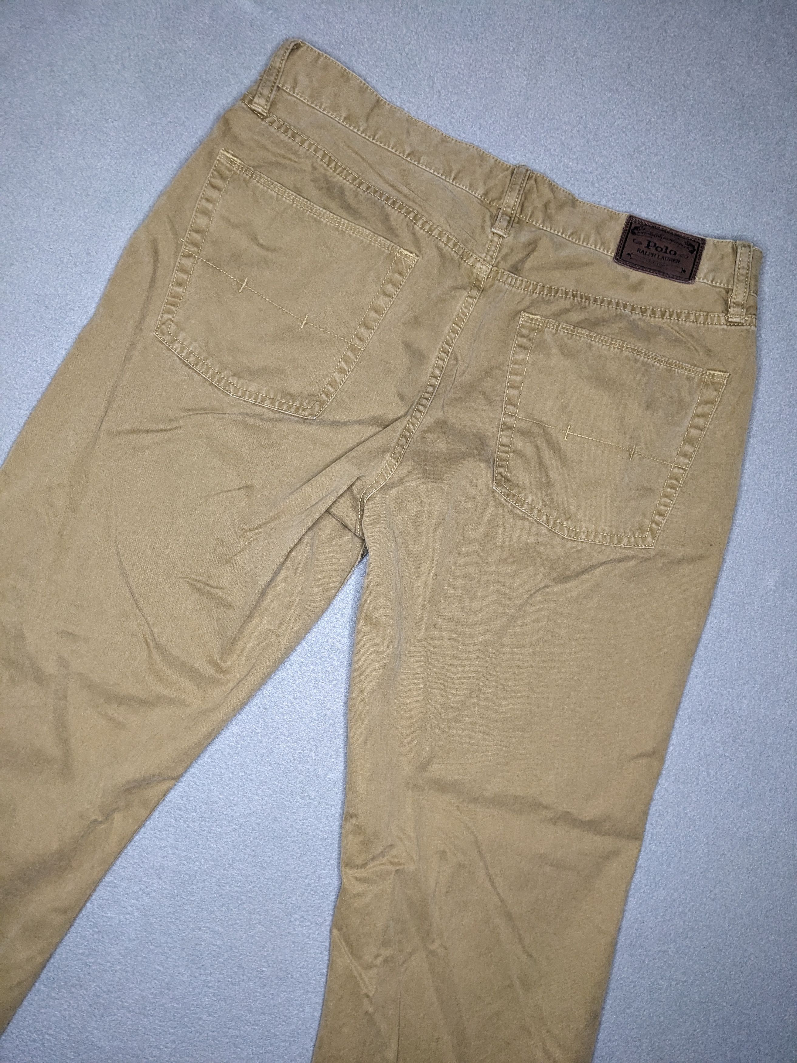 Polo Ralph Lauren Polo Ralph Lauren Dungaree Pants 34x30 Straight Small Pony Size US 34 / EU 50 - 2 Thumbnail