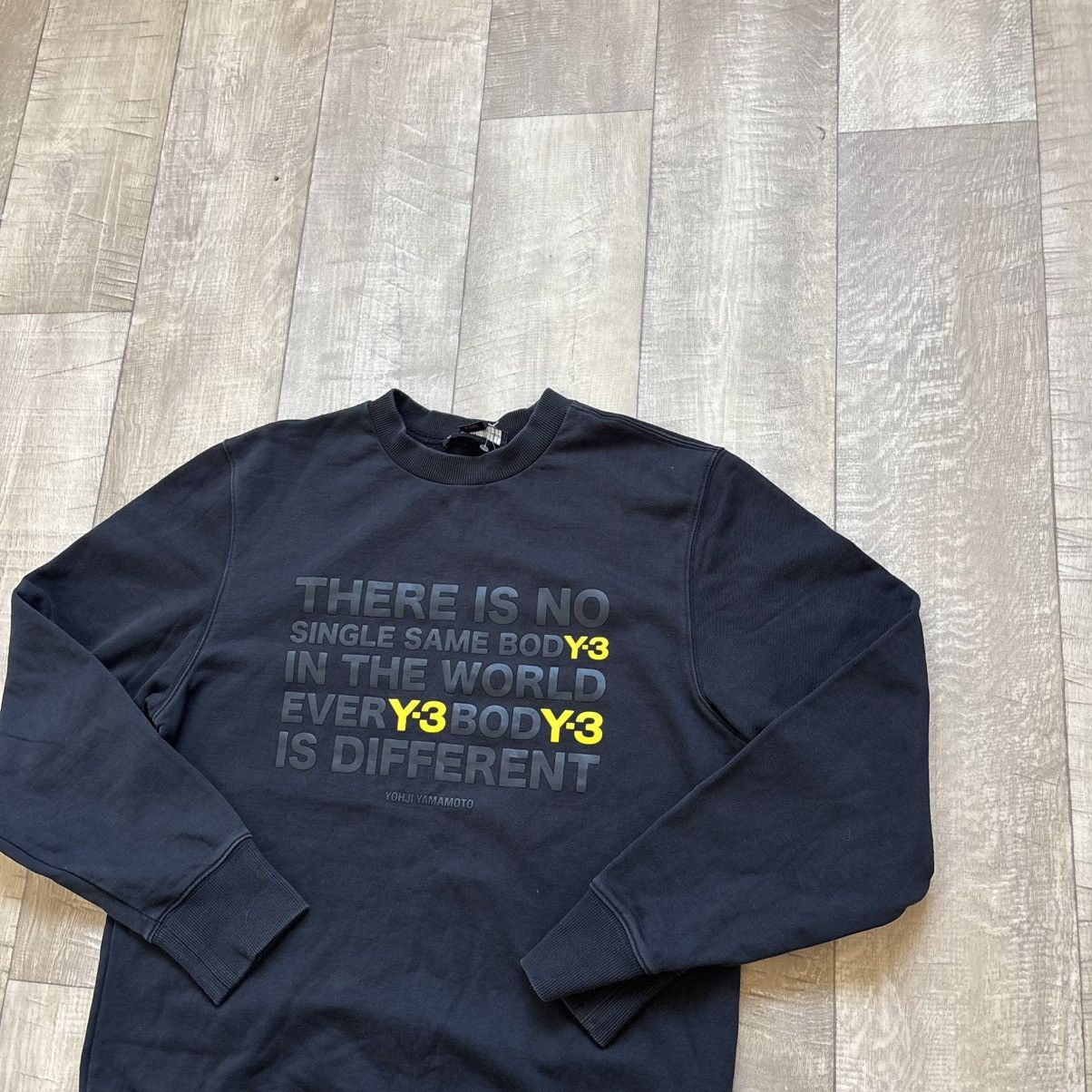 Y-3 Adidas Y-3 Yohji Yamamoto crew neck sweatshirt size L Men's Size US L / EU 52-54 / 3 - 3 Thumbnail