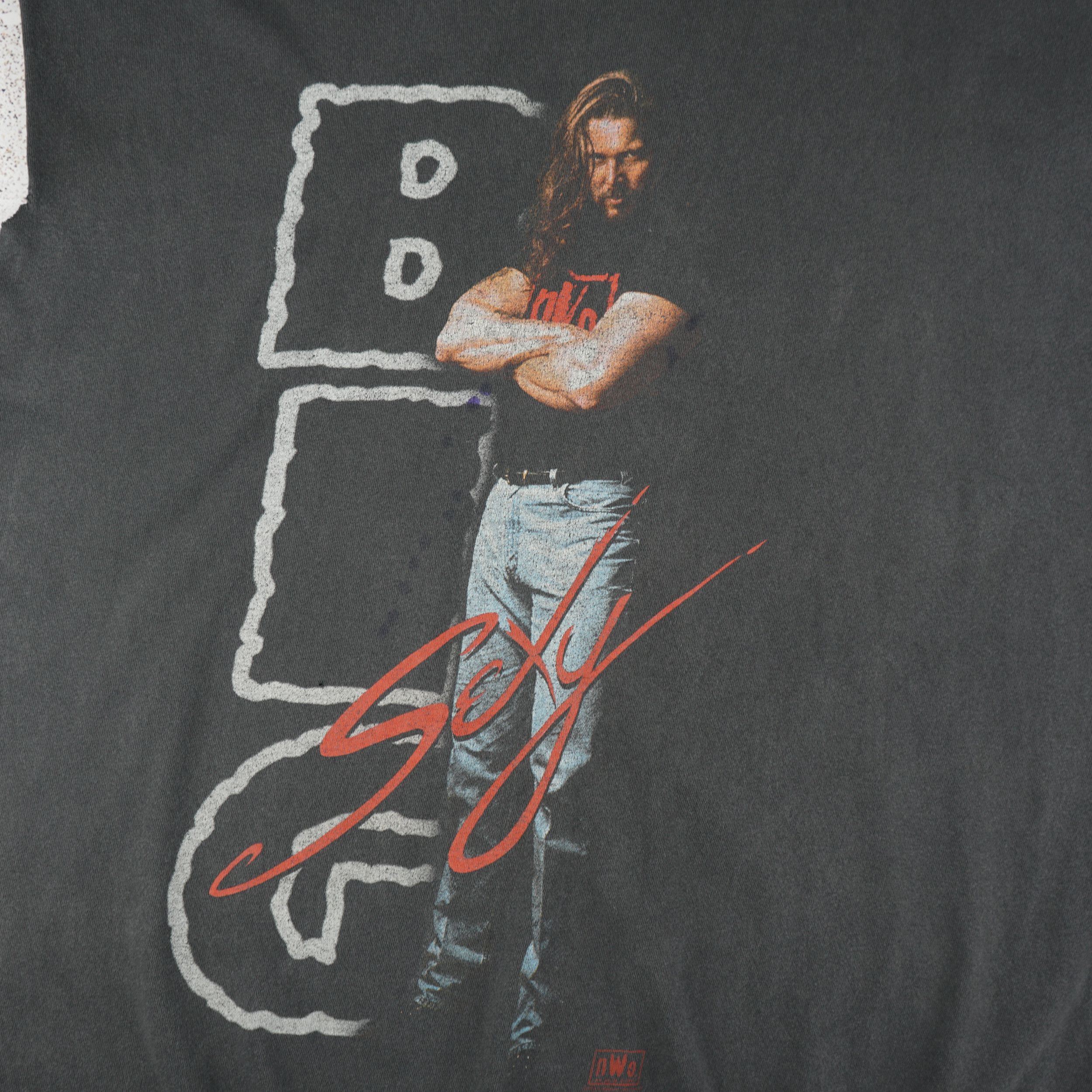 Vintage × WWF Vintage 90s Kevin Nash Big Sexy T Shirt Size US XXL / EU 58 / 5 - 2 Thumbnail