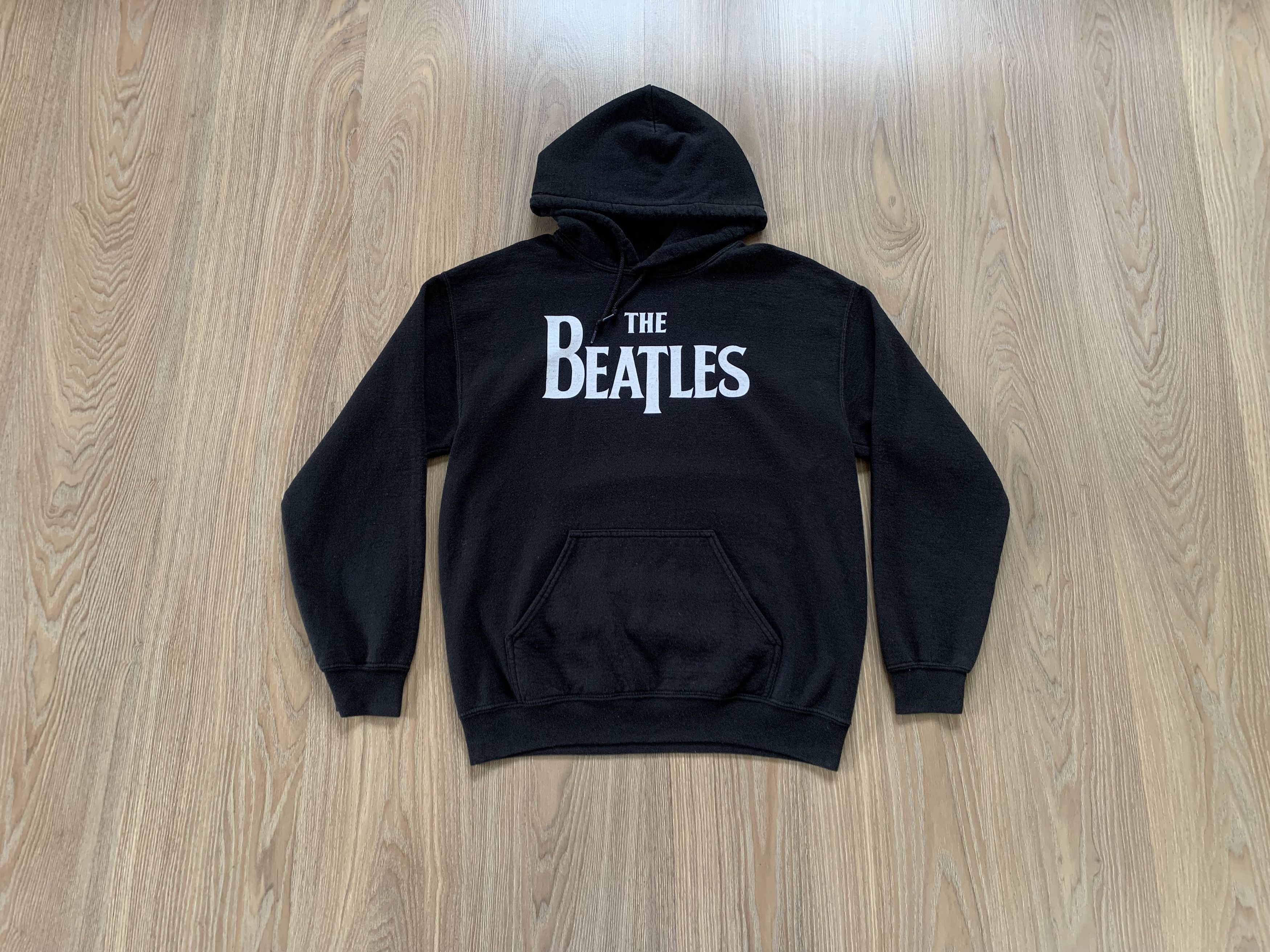 The Beatles Gildan Big Logo Black Hoodie 2018
