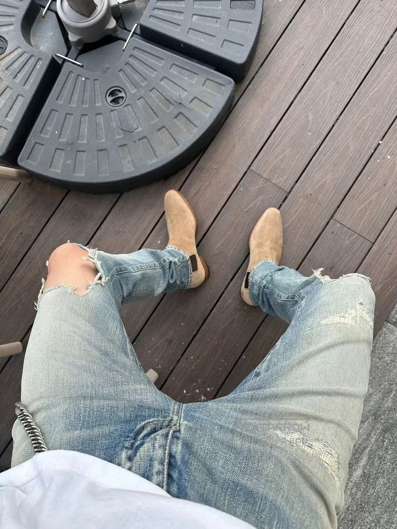 Saint Laurent Paris Saint Laurent D02 Distressed Jeans. Size US 29 - 8 Thumbnail