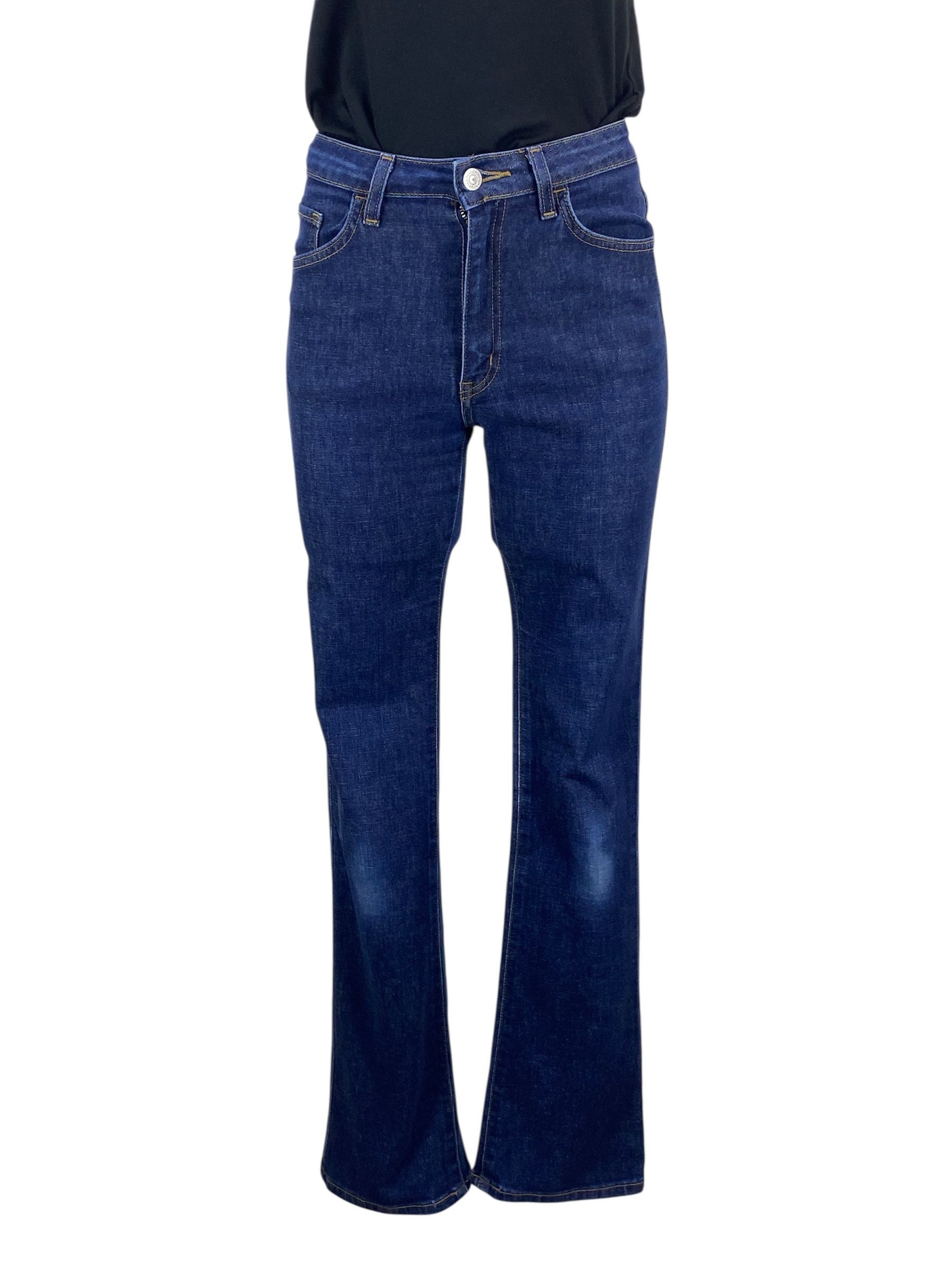 Edwin Mid Rise Women Flare Jeans Size 28" / US 6 / IT 42 - 2 Thumbnail